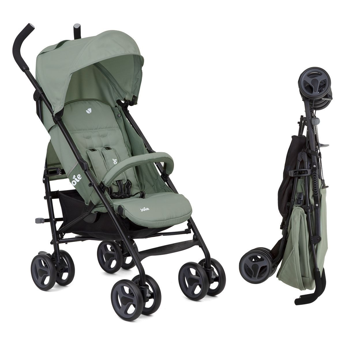 Joie Kinder-Buggy Nitro LX - Laurel, Sportwagen Reisebuggy mit Liegefunktion nur 7,7 kg