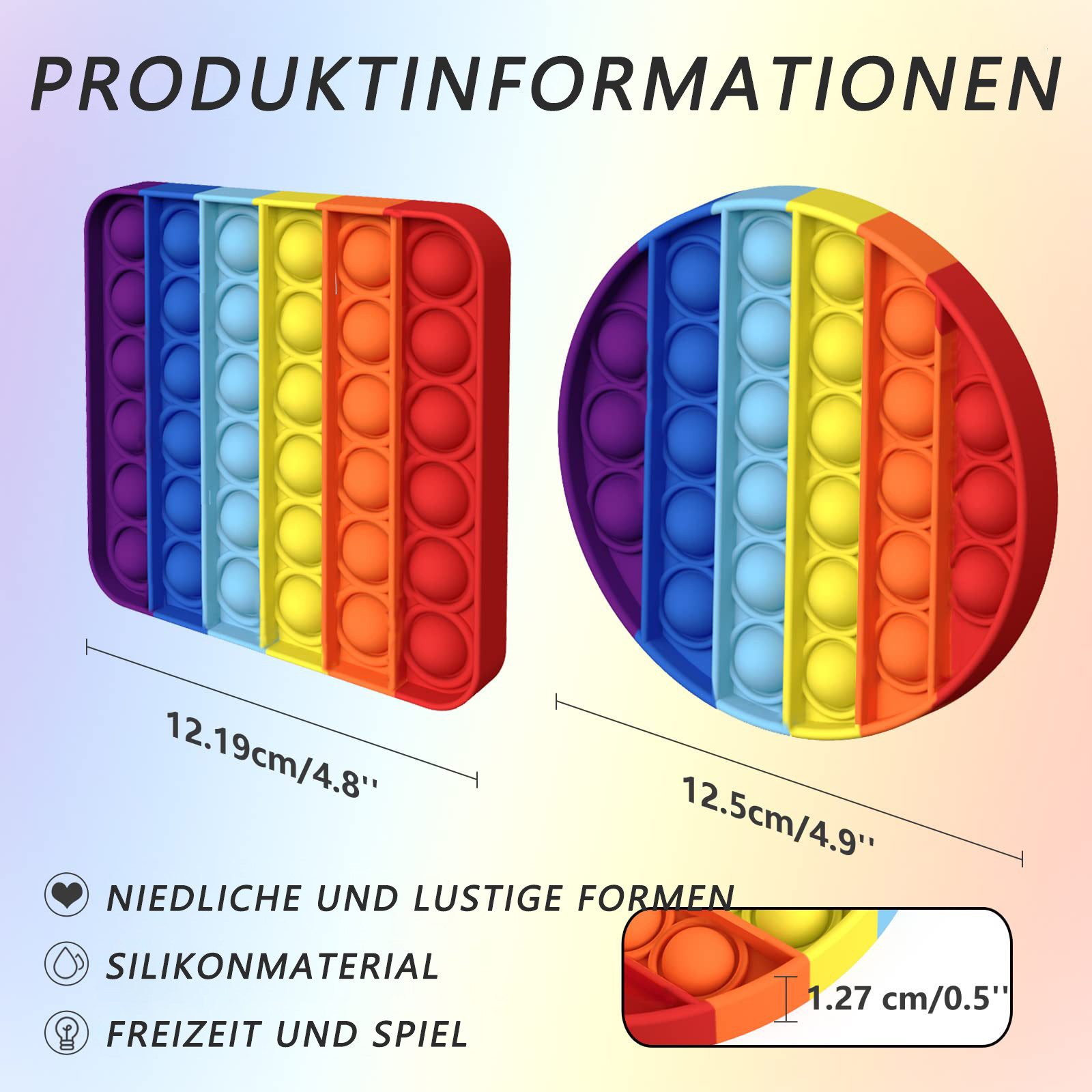 FOUORTUNATE-BEE Fidget Spinner 2PCS Weihnachten Pop Fidget Toy - Christmas günstig online kaufen