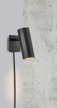 Nordlux Wandleuchte Alanis, ohne Leuchtmittel, Minimalistisches Design, 10-seitiges Profil, inkl. 2W LED-Modul