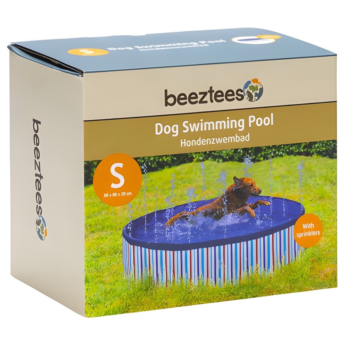 Beeztees Hundepool Hundepool Sprinkler Doggy Dip blau – Bild 5 von 5
