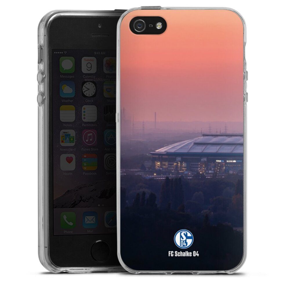 DeinDesign Handyhülle Stadion FC Schalke 04 Offizielles Lizenzprodukt Schalke 04 Stadion, Apple iPhone 5 Silikon Hülle Bumper Case Handy Schutzhülle