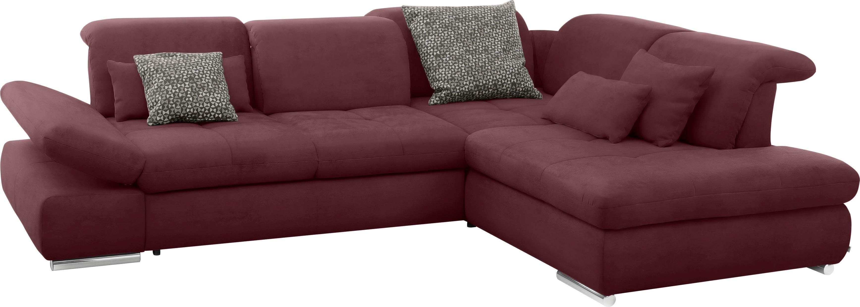 set one by Musterring Ecksofa SO 4100, wahlweise mit Bettfunktion