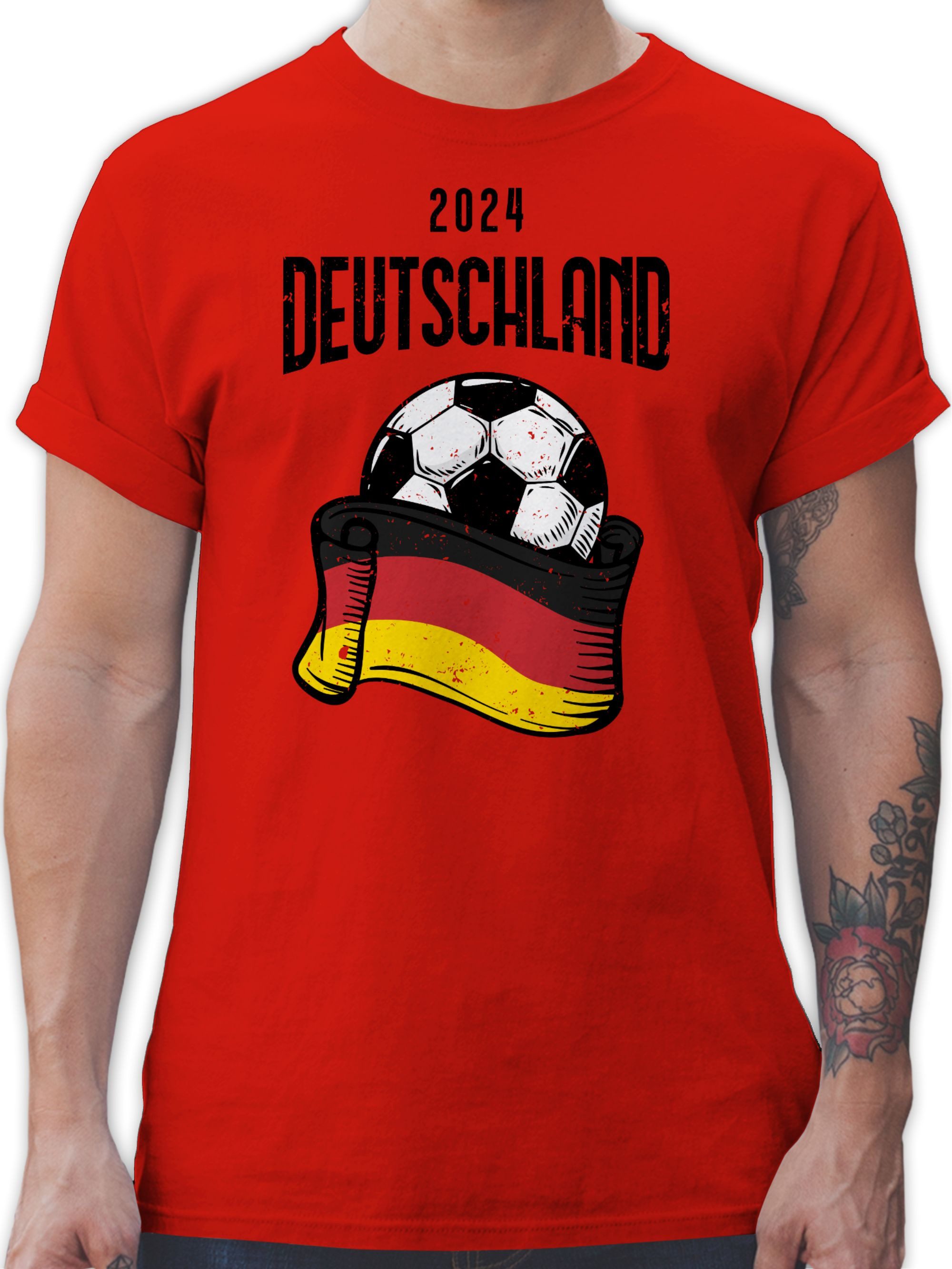 Shirtracer T-Shirt Germany 2025 Deutschland 2026 Fussball WM Fanartikel