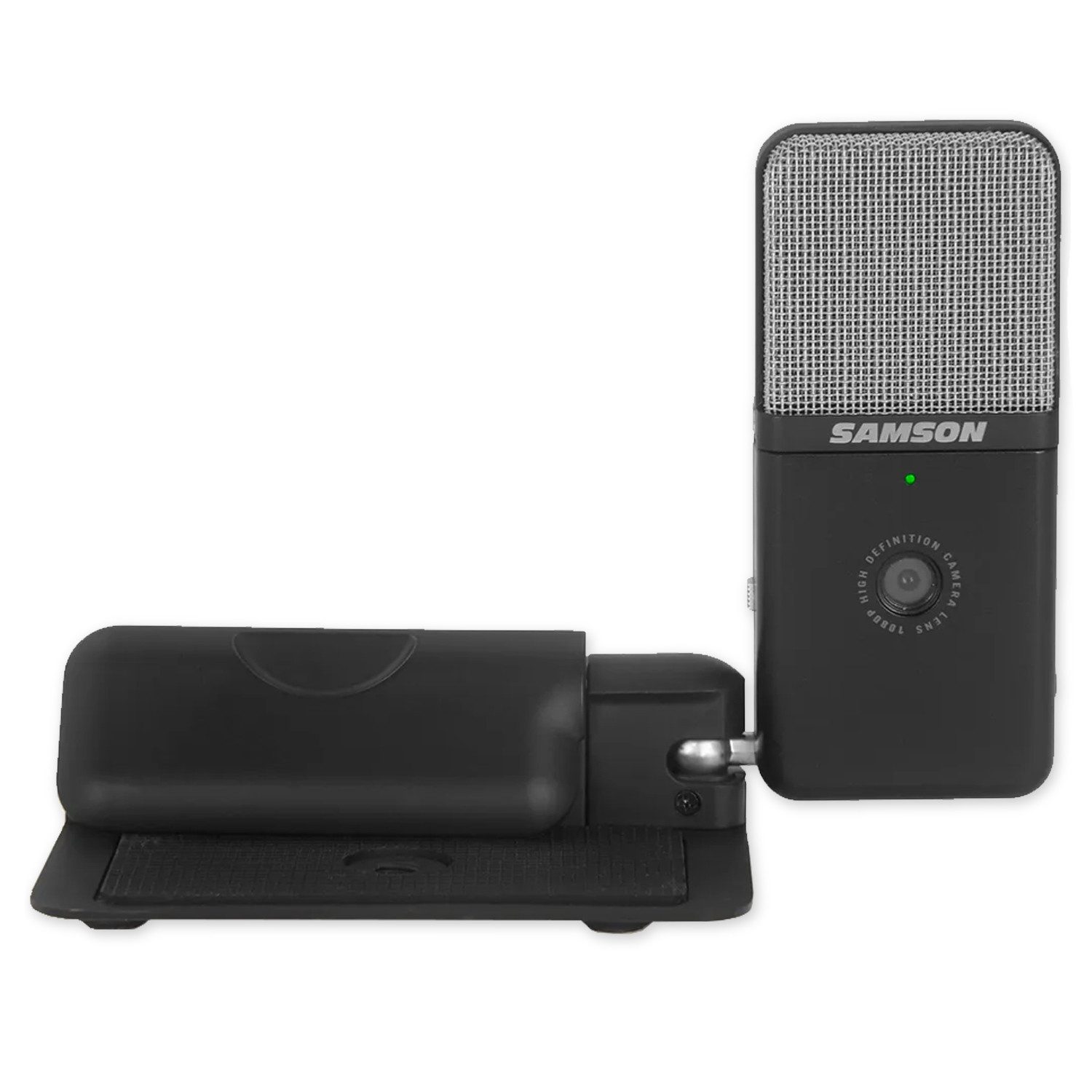 Samson Mikrofon Samson Mikrofon Go Mic Video Clip on USB Mikrofon mit Kamera (USB Mikrofon), Kompaktes Kombigerät aus USB-Mikrofon und Webcam
