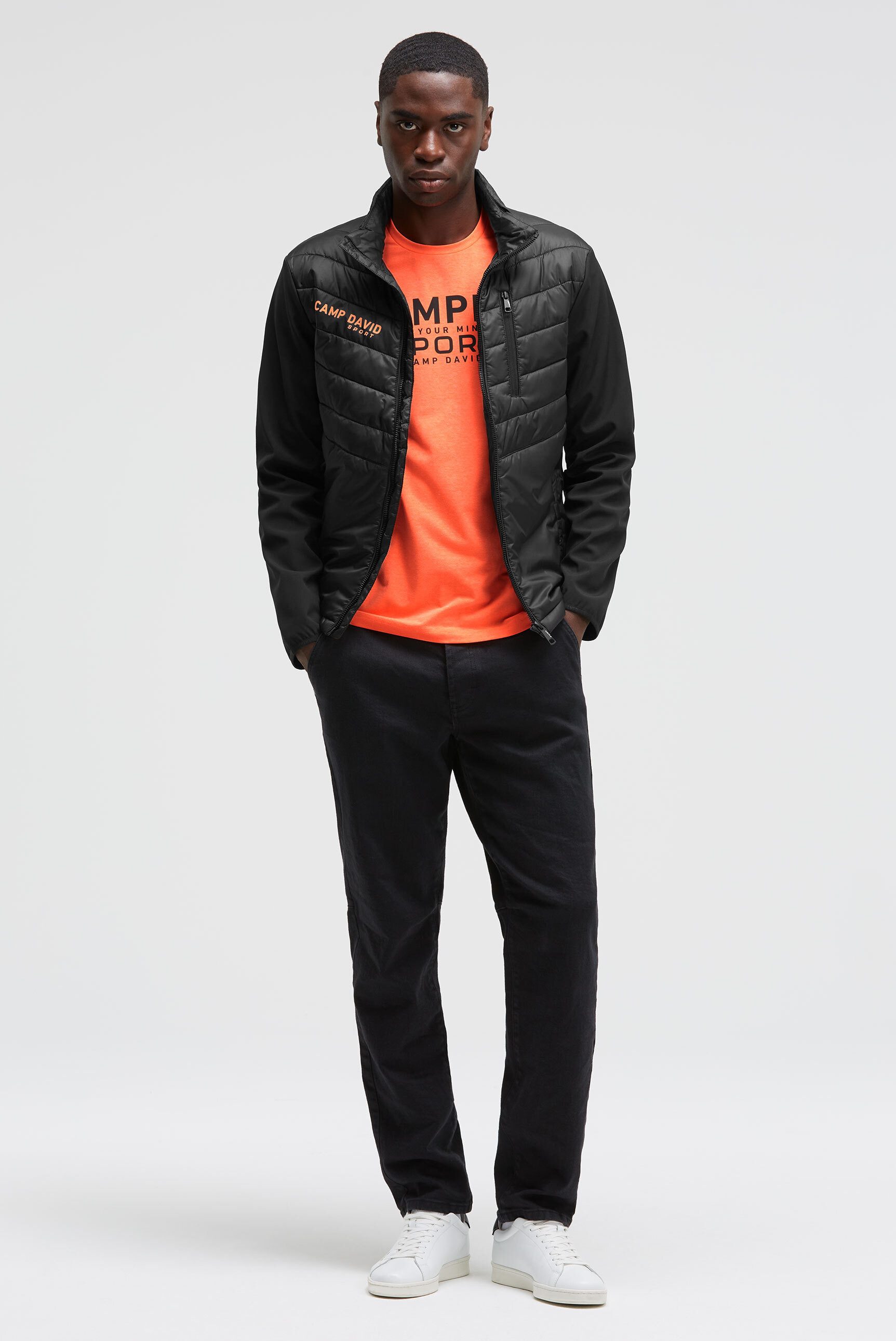 CAMP DAVID Outdoorjacke mit Brusttasche