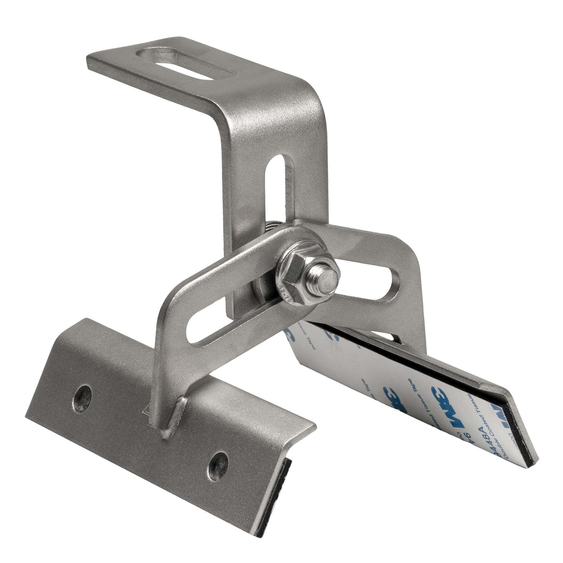 SCREWREBEL Solarmodul Verstellbare Halterung für Trapezprofil 16 mm - 80 mm Solarbefestiger, Edelstahl Rostfrei A2 Trapezklemme