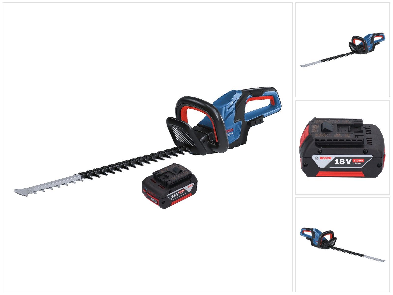 Bosch Professional Akku-Heckenschere GHE 18V-60 Professional Heckenschere 18 V 60 cm Brushless 06008C9000
