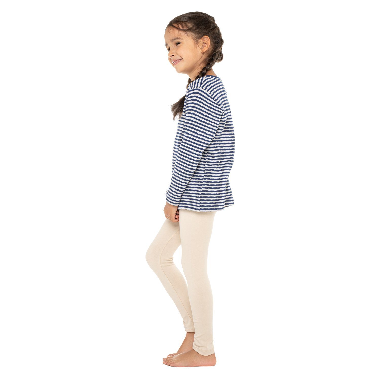 celodoro Leggings Kinder Leggings, stretchige Jersey Hose aus Baumwolle