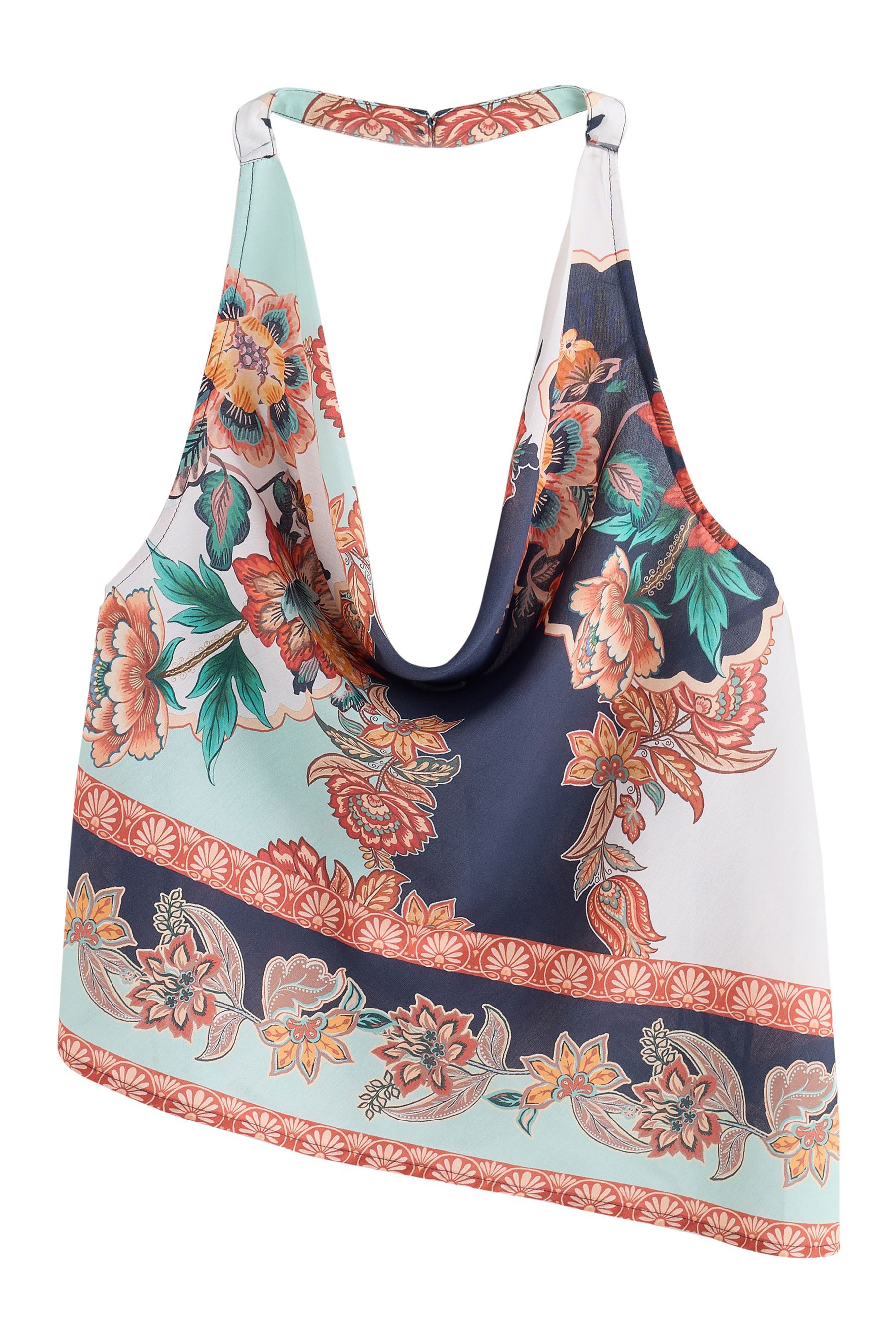 Next Neckholdertop Neckholder-Oberteil mit Wasserfallausschnitt (1-tlg)