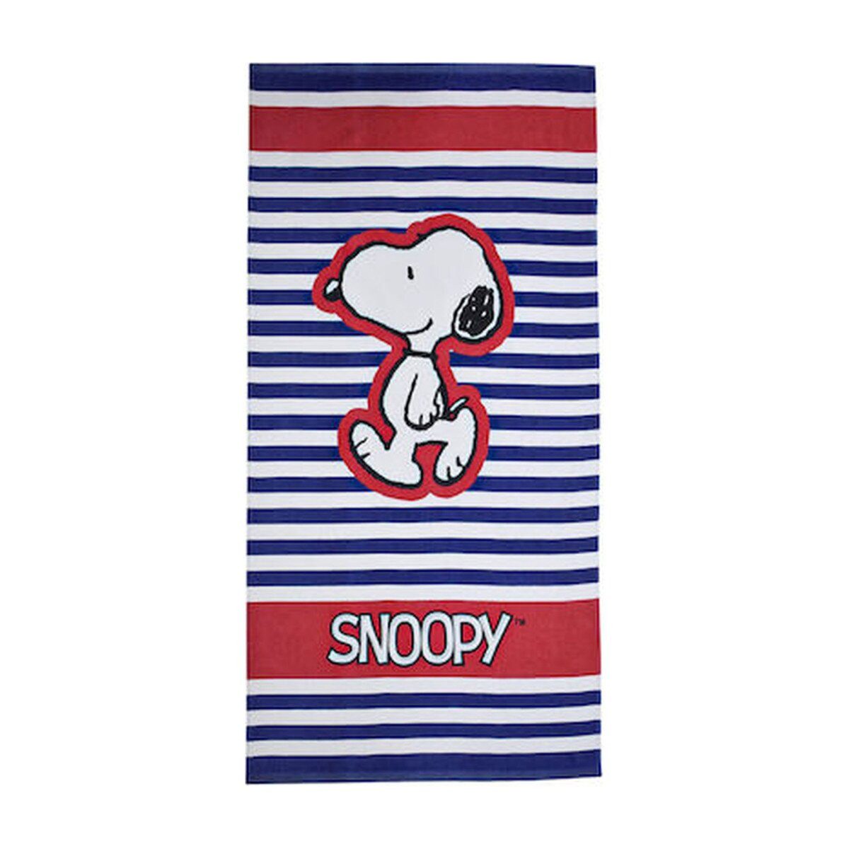 Snoopy Badetücher Snoopy Strandtuch 70x140cm – Stripes Design für Kinder, 1 günstig online kaufen
