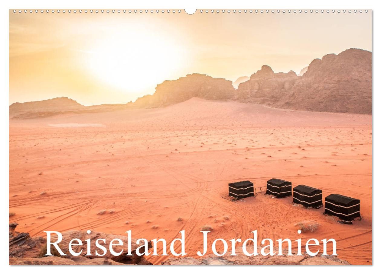 CALVENDO Wandkalender Reiseland Jordanien (Wandkalender 2027 DIN A2 quer), CALVENDO Monatska