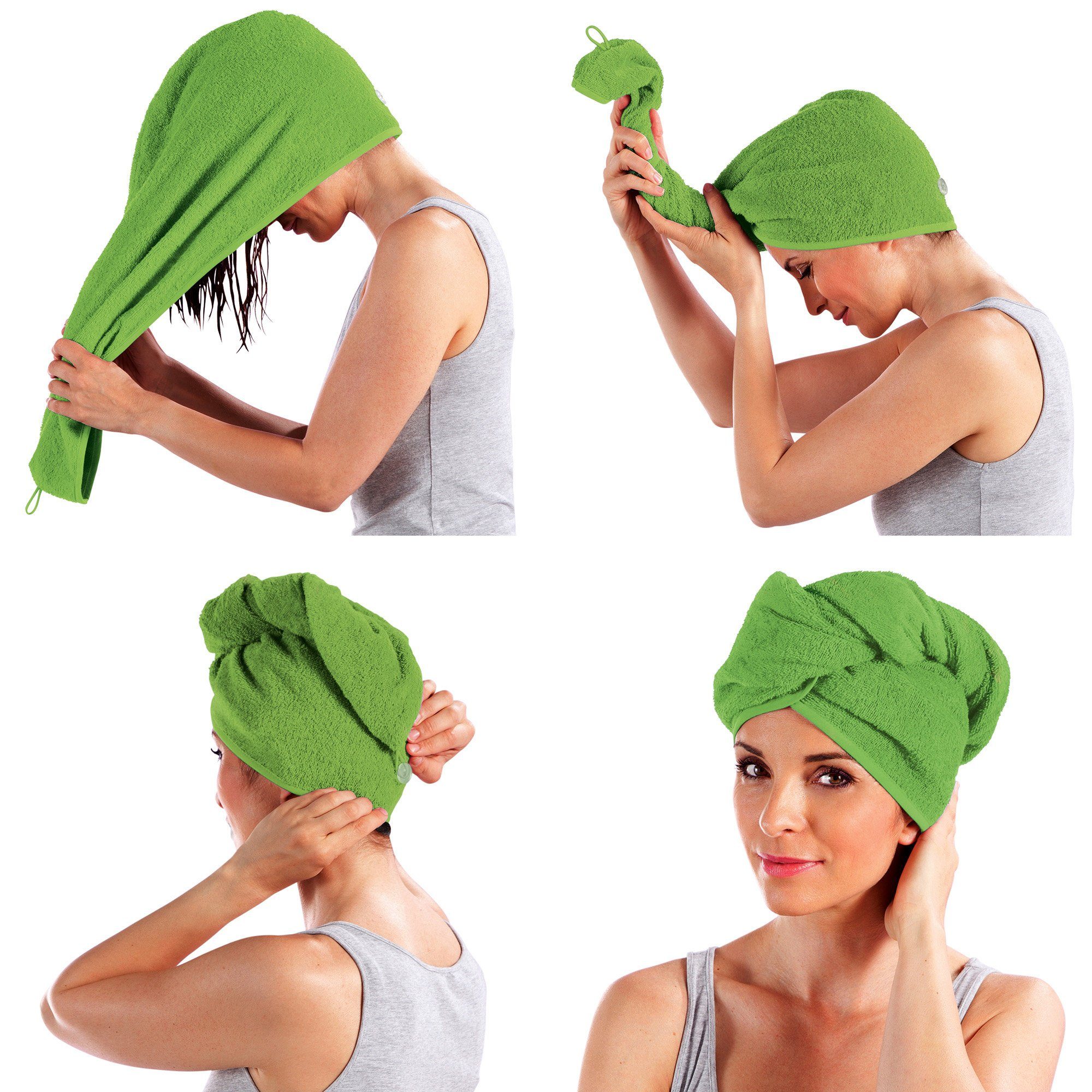 Erwin Müller Handtuch Turban 3er-Pack, Frottier, günstig online kaufen