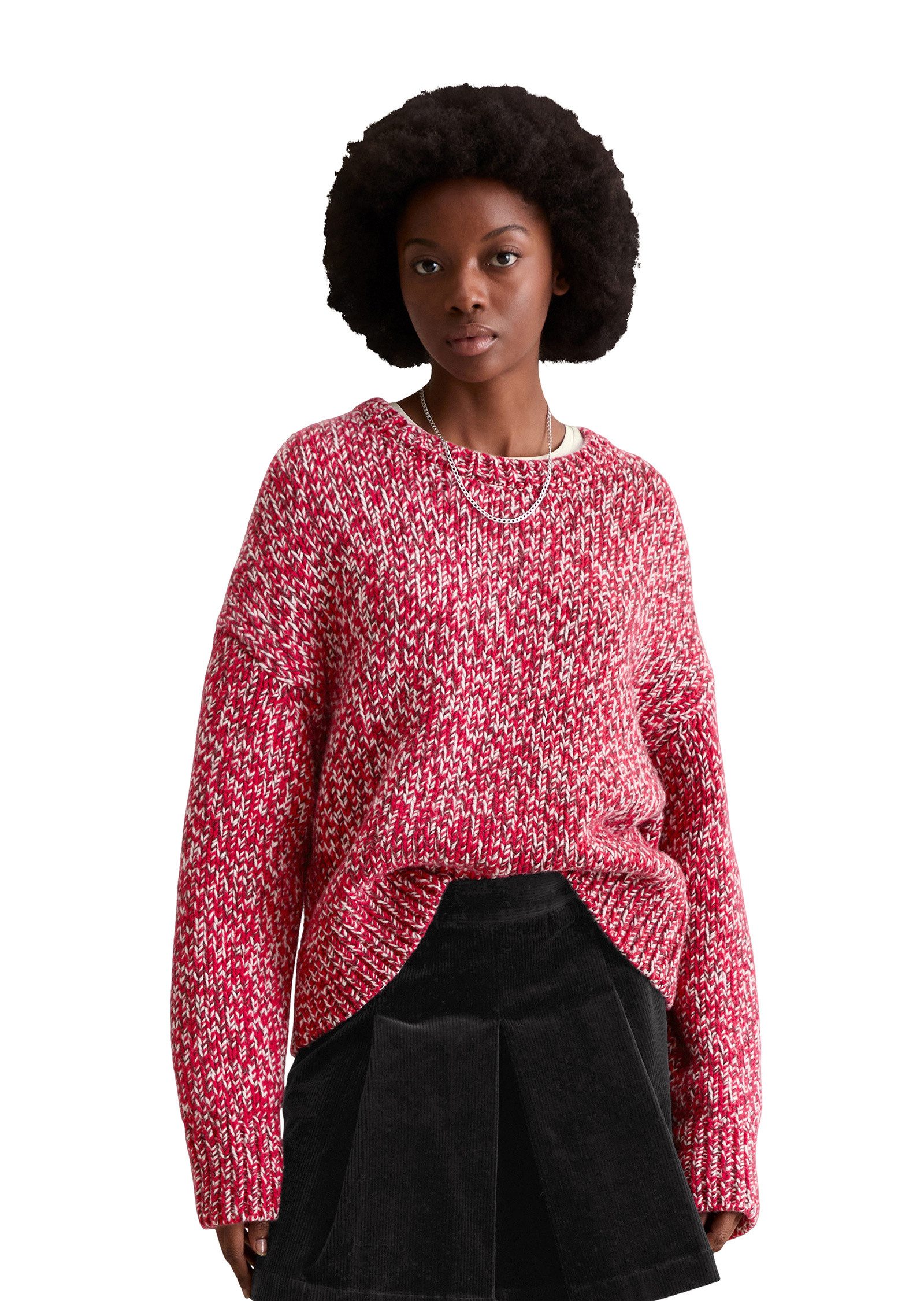 Marc O'Polo DENIM Strickpullover aus weichem Wolle-Mix