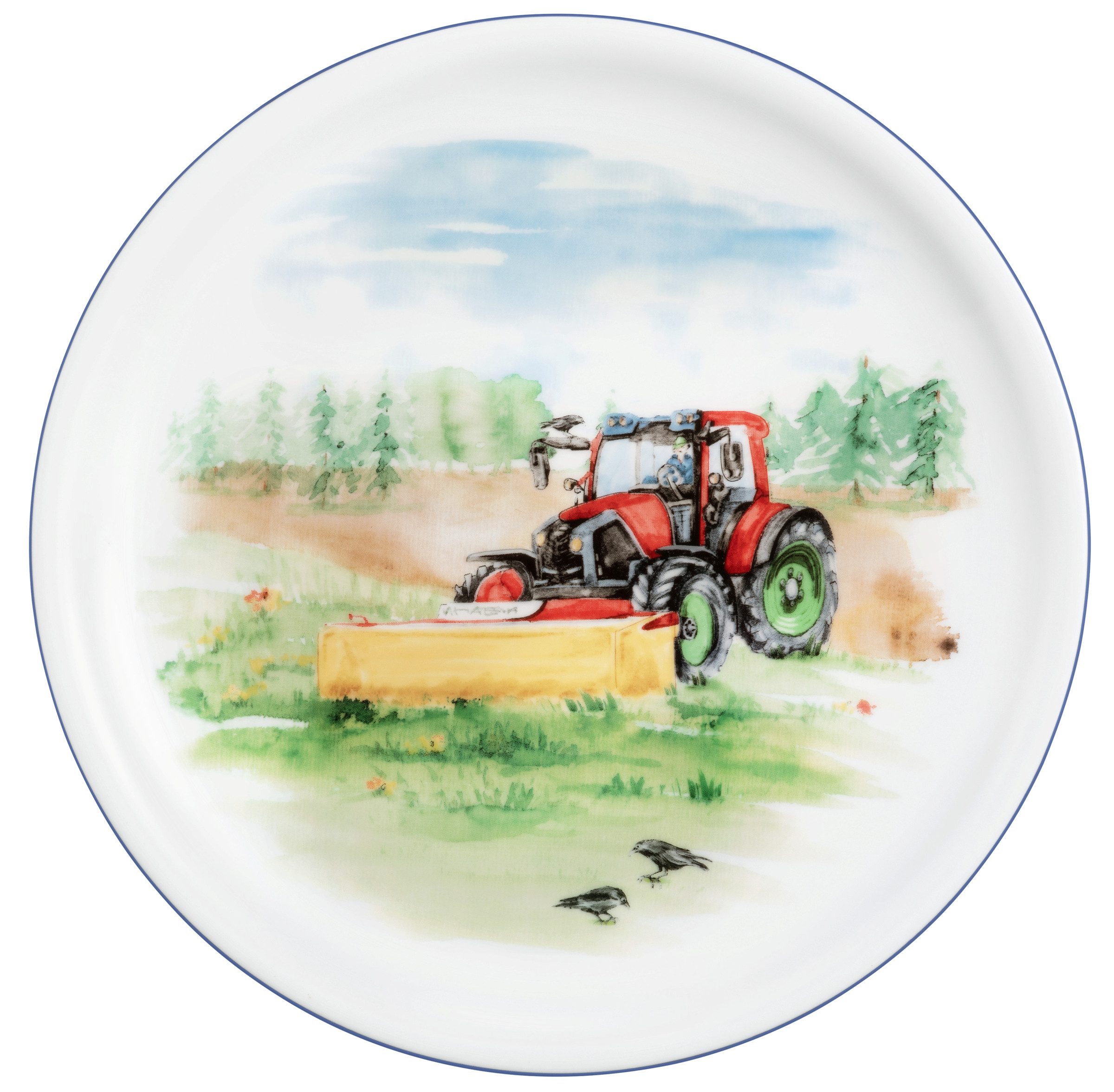 Seltmann Weiden Speiseteller Compact - Mein Traktor, (1 St), rund 25,5 cm