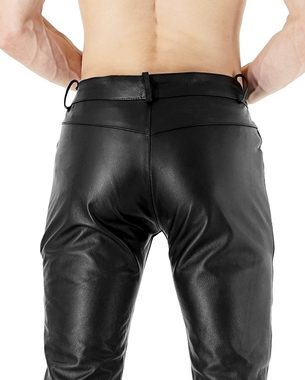 BOCKLE Lederhose Bockle® BoB No Ass Bag Lederhose Lederjeans Echtleder Herren