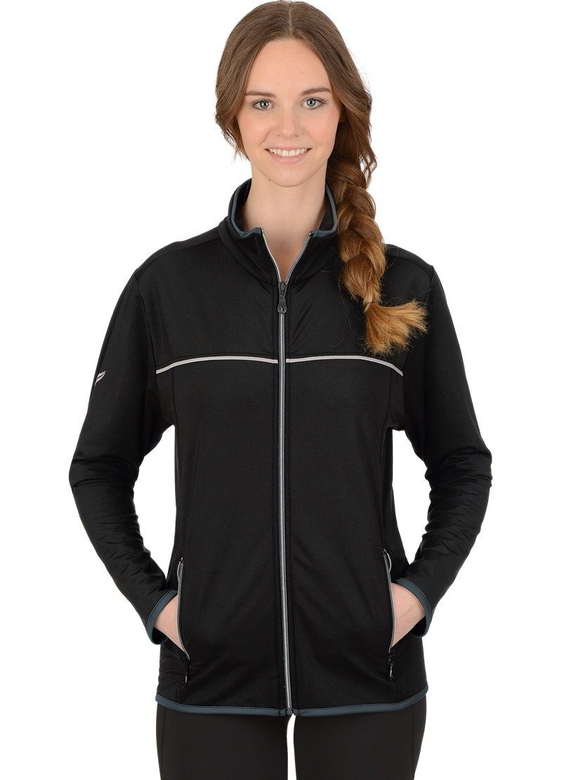 Trainingsjacke TRIGEMA Praktische Sportjacke aus Microfaser