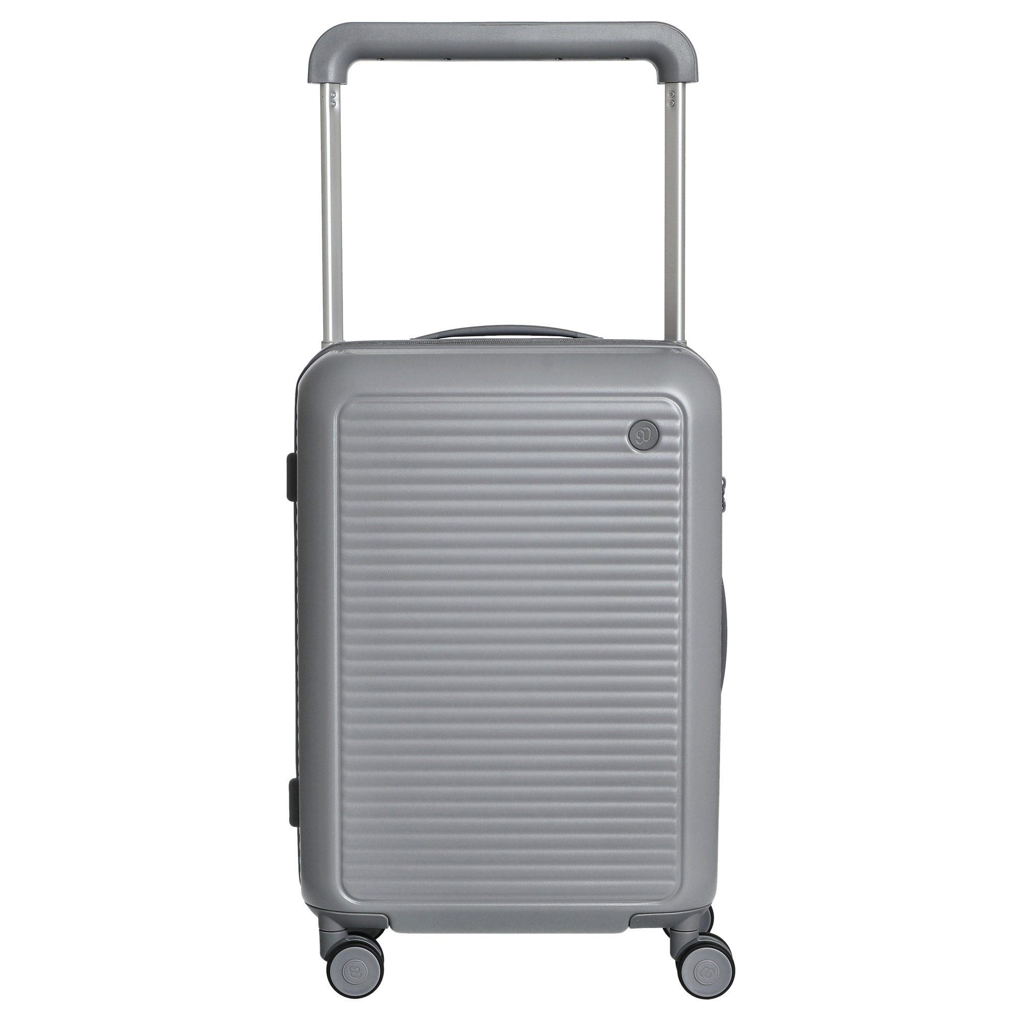 Ninetygo Koffer Nulife - 4-Rollen-Kabinentrolley S 55 cm (grau), 4 Rollen