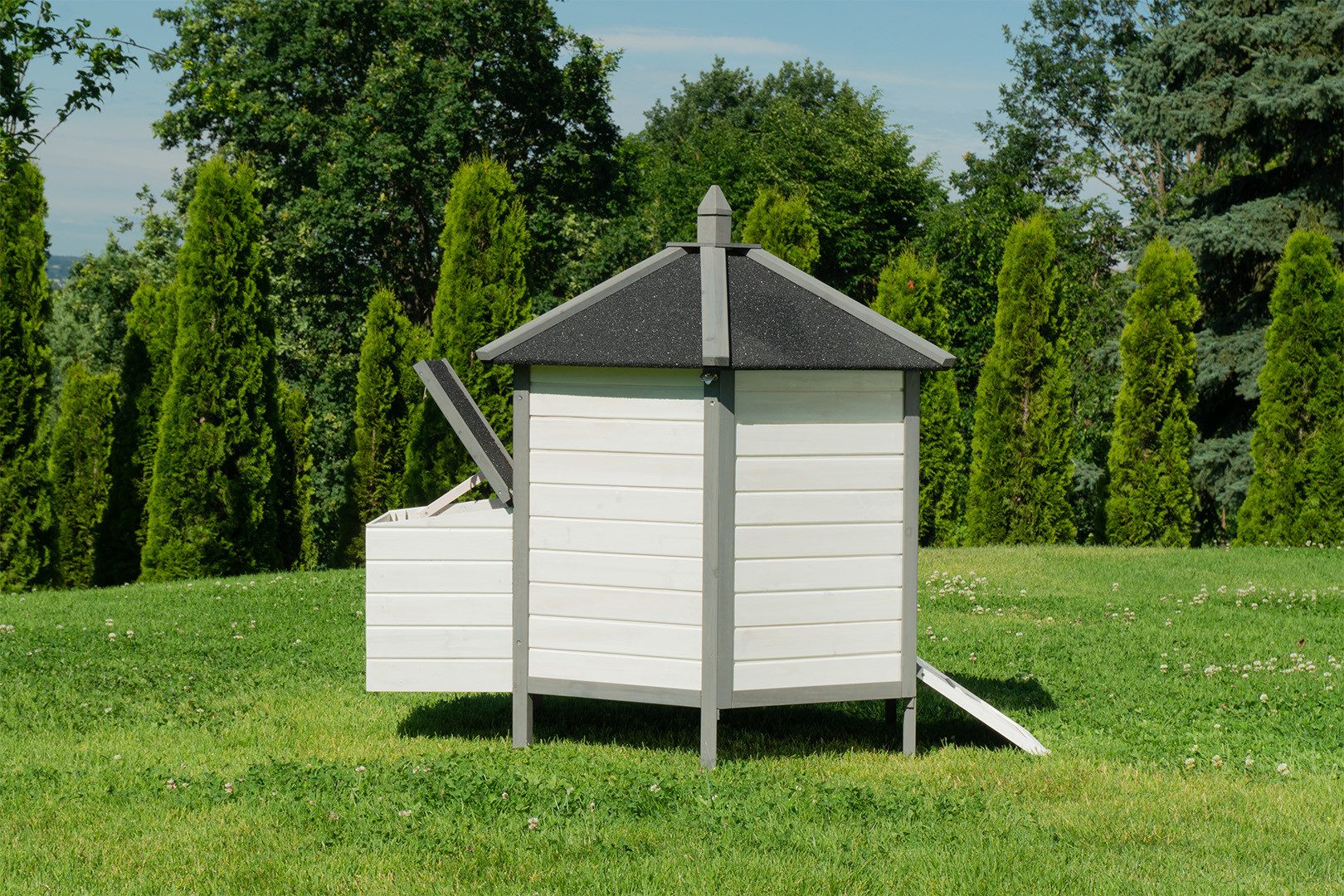 My Animal Hühnerstall Hühnerhaus MH-29 für 3-4 Hühner - Wetterbeständig - Nistkasten, Hühner Käfig, Gehege, separate Eiablage