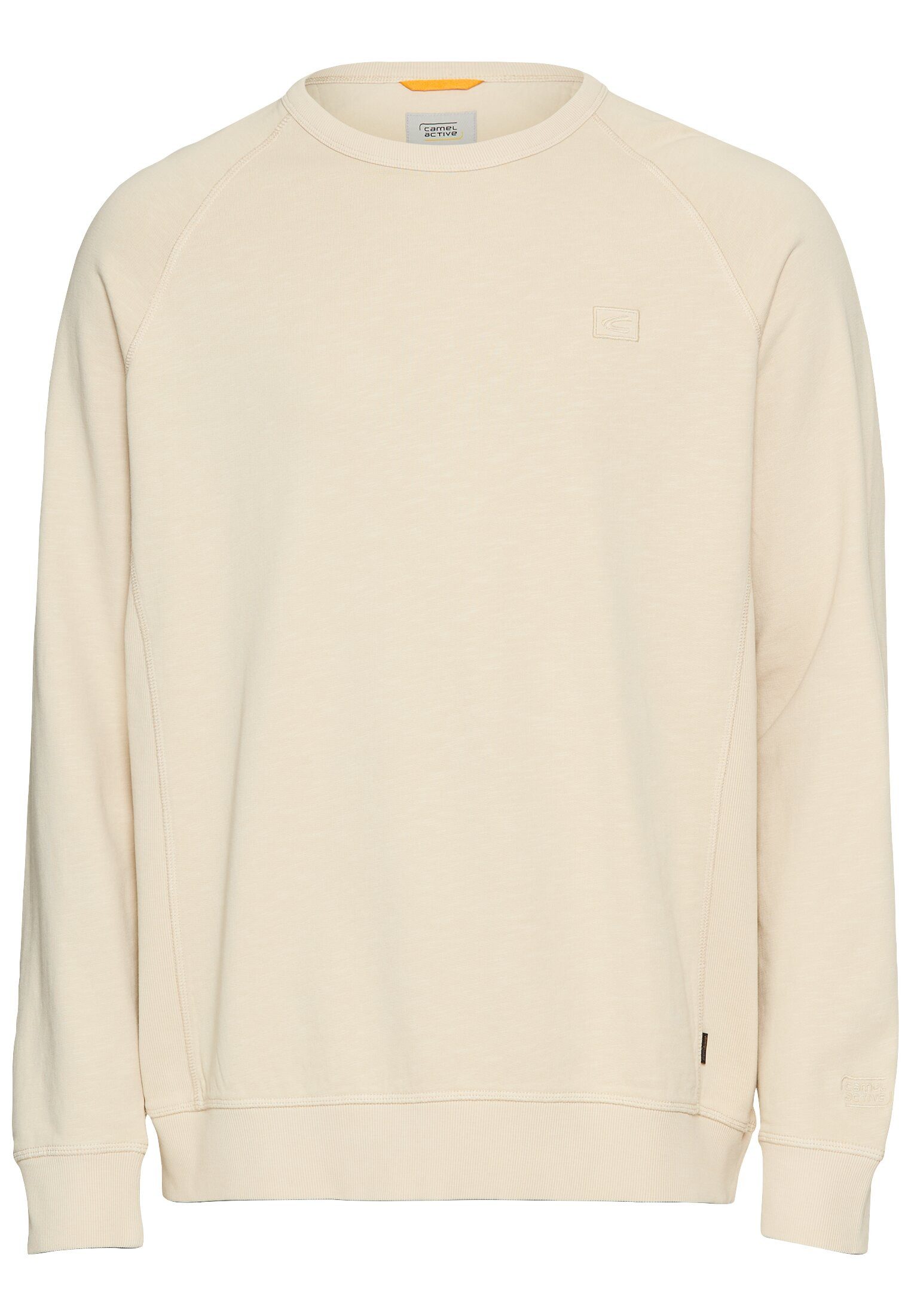 camel active Sweatshirt mit Logo Stickerei