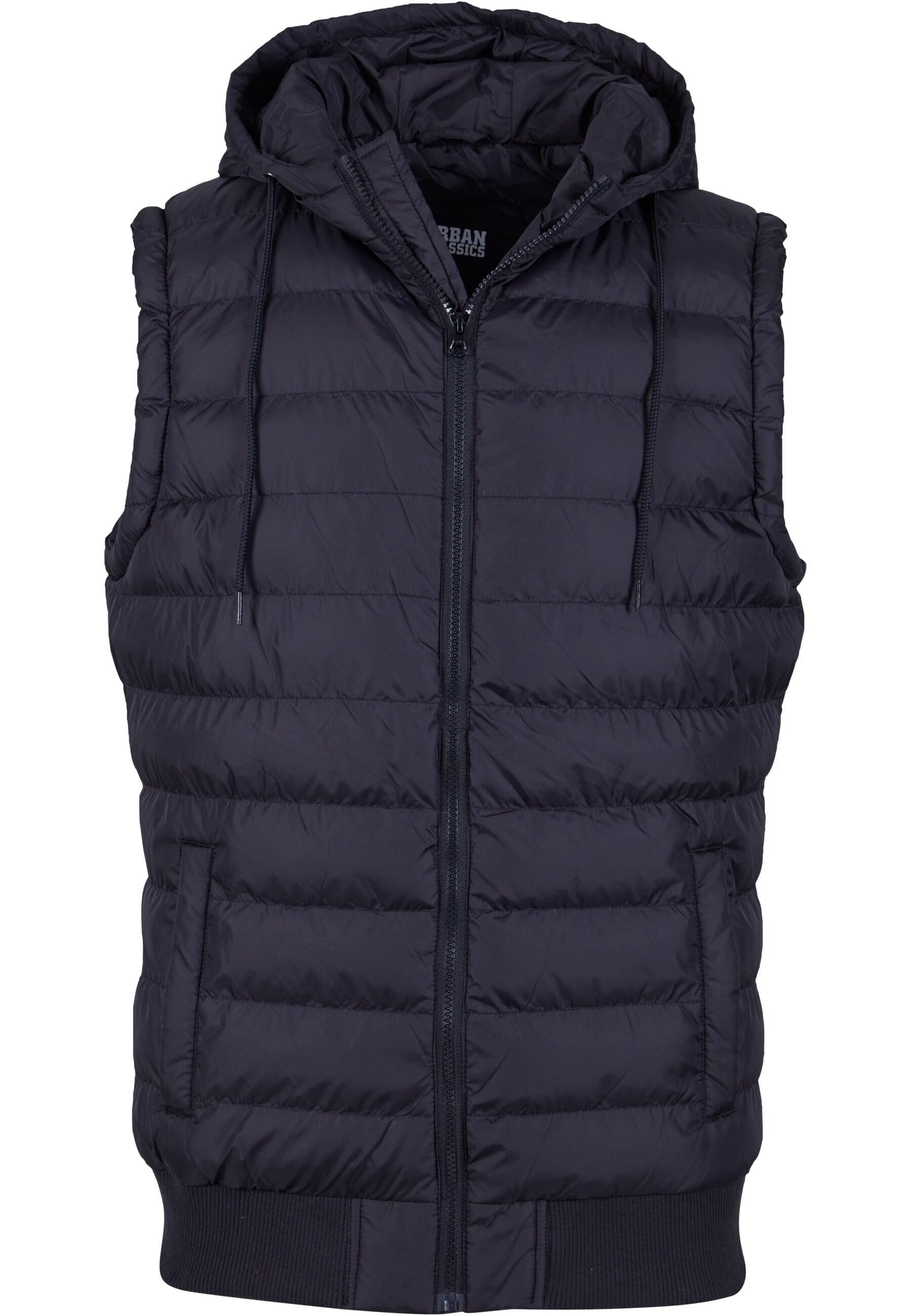 URBAN CLASSICS Jerseyweste Urban Classics Herren Small Bubble Hooded Vest (1-tlg)