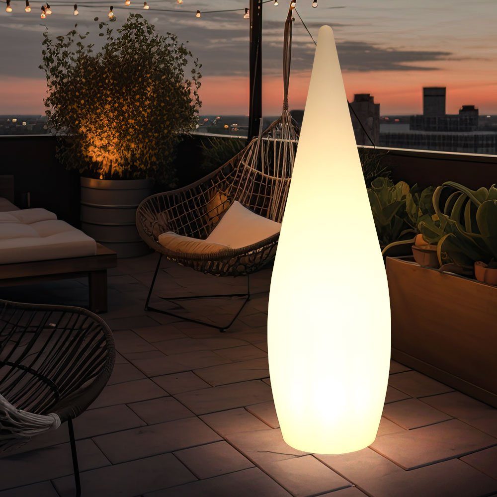 GLOBO LIGHTING LED Gartenleuchte, Leuchtmittel inklusive, Warmweiß, Stehleuchte Außen Gartenlampe Standleuchte LED Stehlampe mit Erdspitz