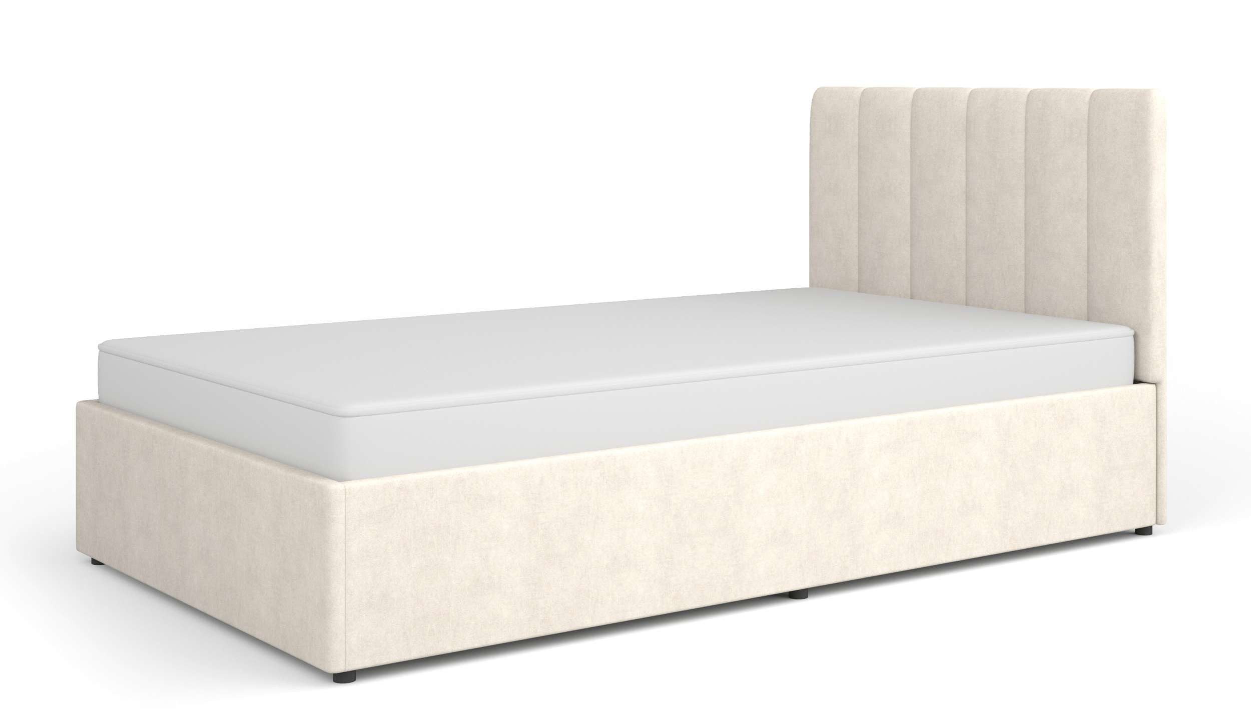 99rooms Schlafzimmer-Set Kossa, (Set (5-St), Komplett Schlafzimmer), Modern Design, mit viel Stauraum, Matratze, Lattenrost und Bettkasten