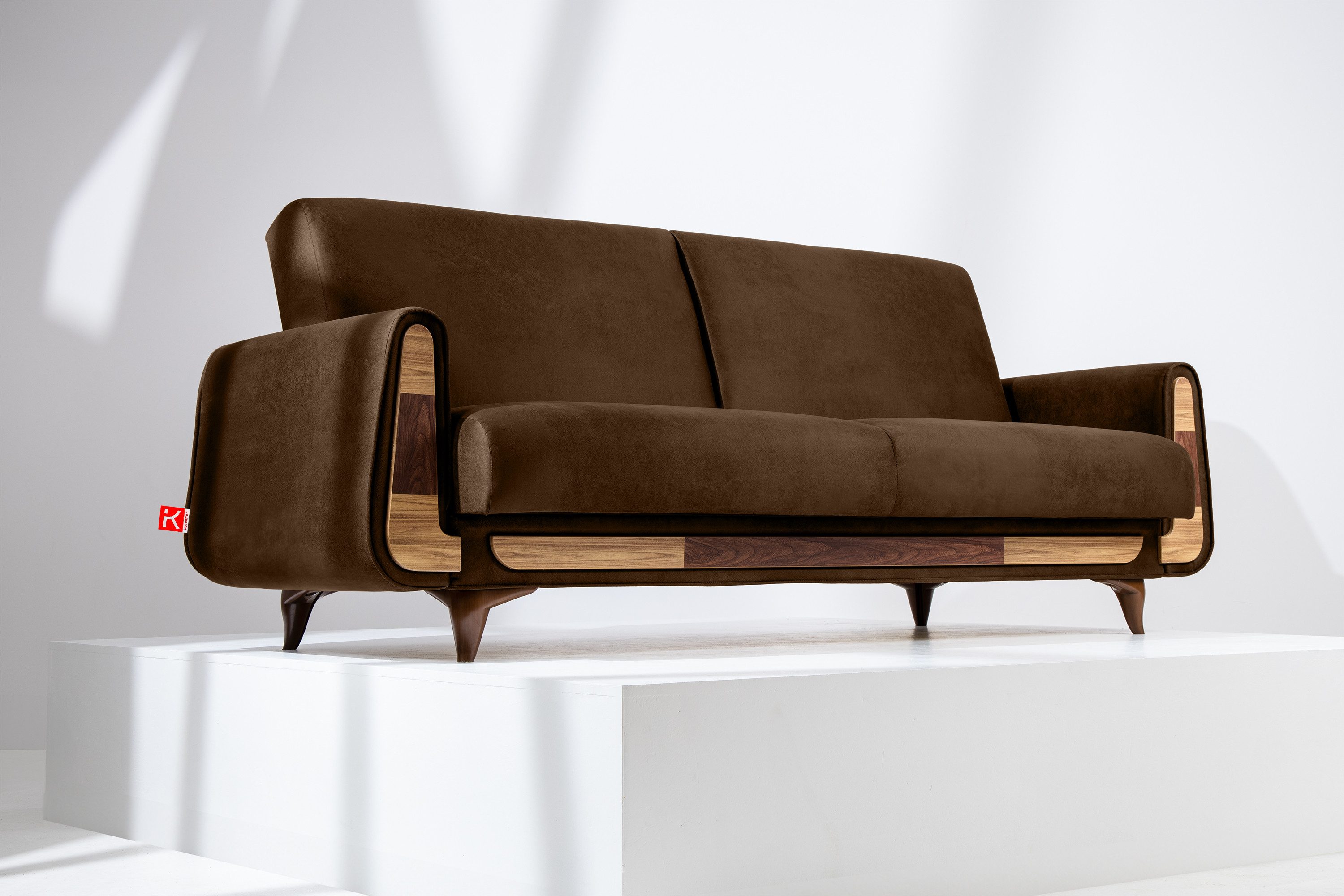 KONSIMO® 3-Sitzer GUSTAVO Sofa 3-Personen, Modern, mit Schlaffunktion, Bettkasten, hergestellt in der EU – Bild 5 von 5