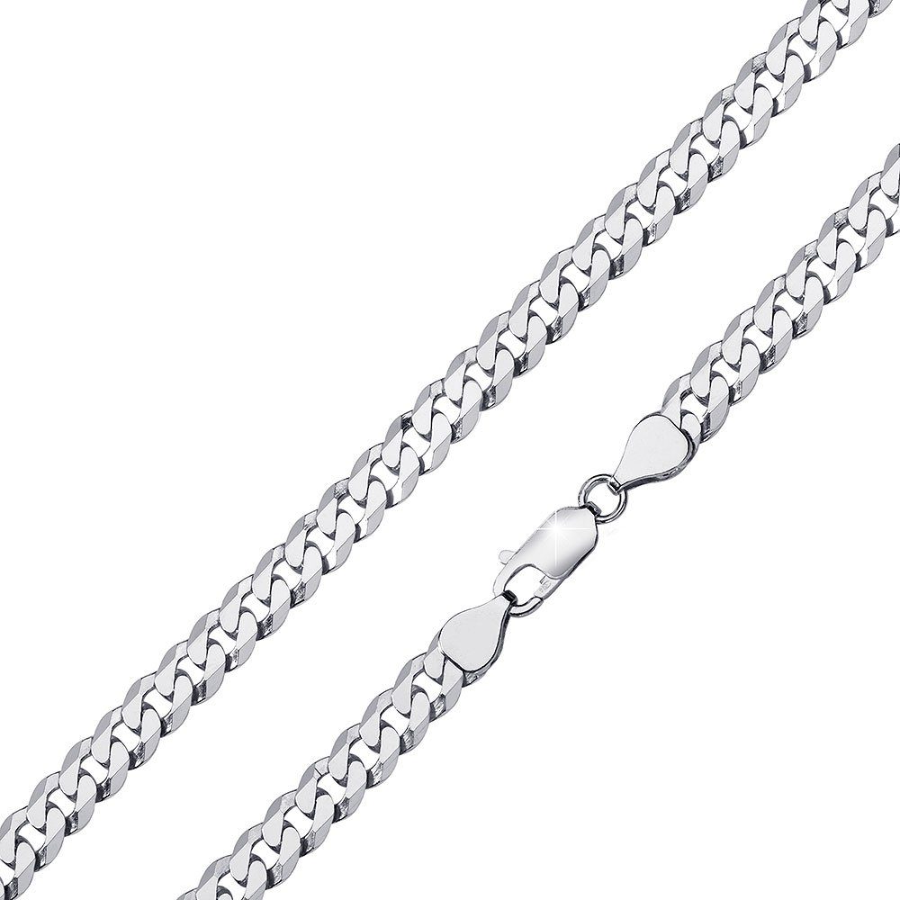 Materia Silberkette Herren Panzerkette diamantiert 6mm günstig online kaufen