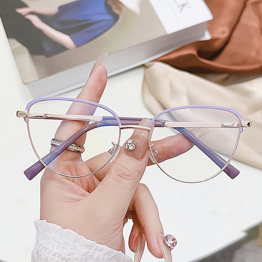 Computerbrille Blaue Arbeitsbrille, lila PACIEA lichtbeständige Brille