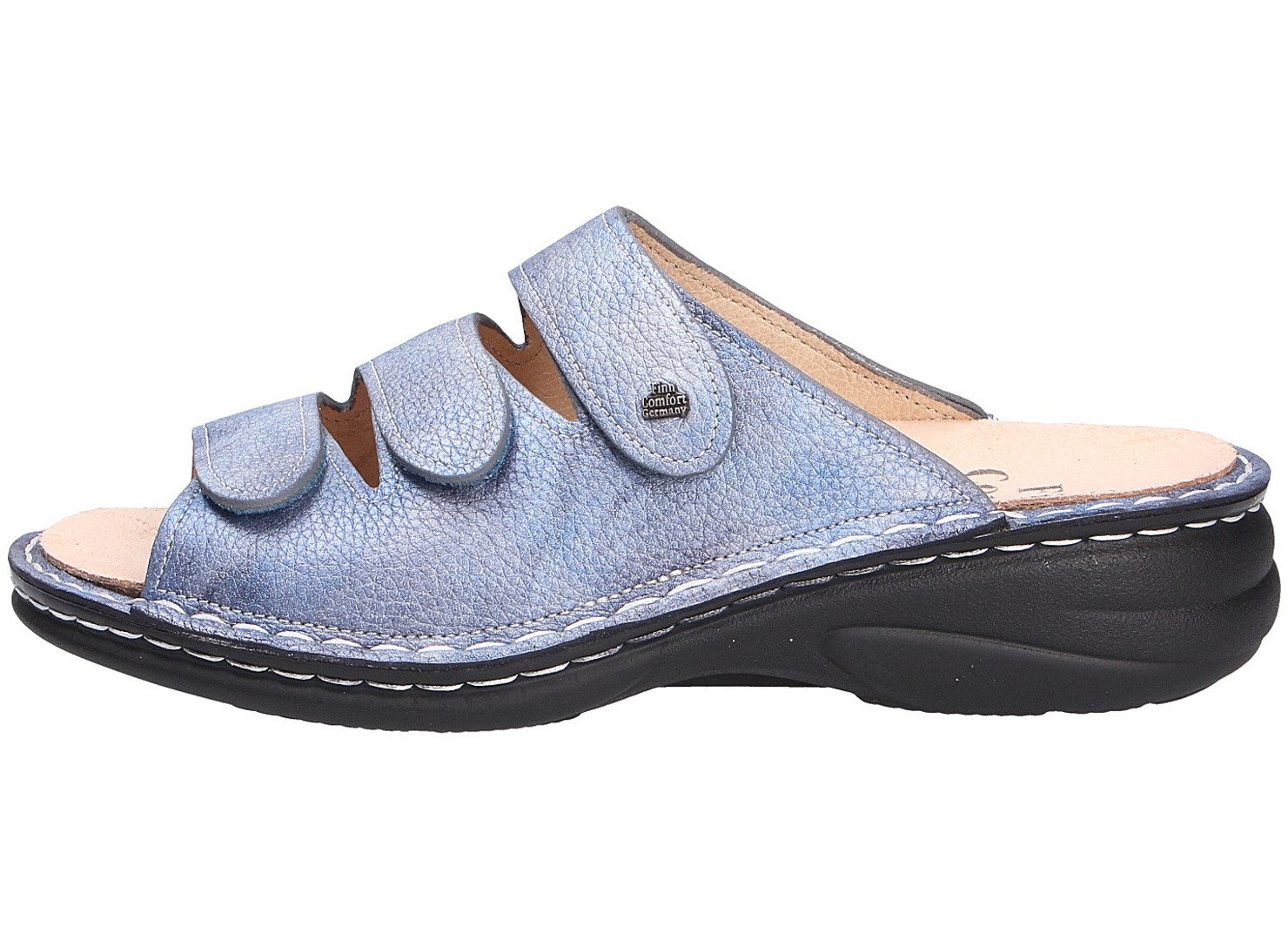 Finn Comfort Finn Comfort Damen Pantolette HELLAS blau Größe Pantolette