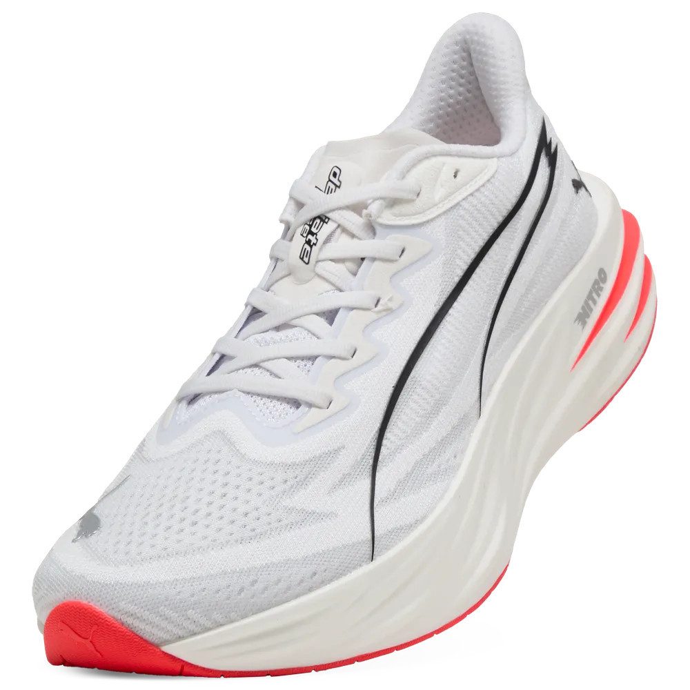 PUMA Deviate Pure Nitro (Dämpfung) weiss/rot Herren Laufschuh – Bild 5 von 5
