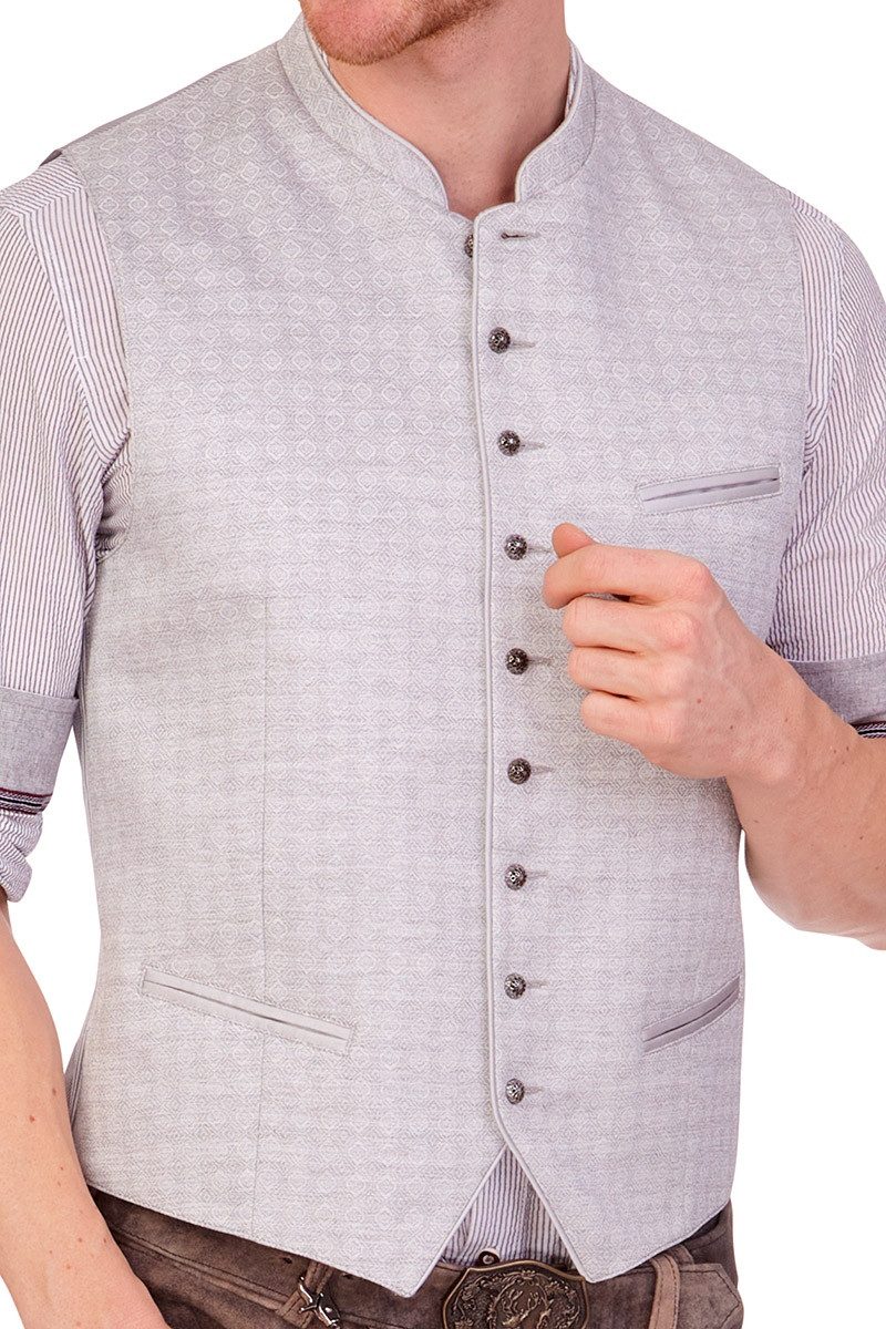 Hammerschmid Trachtenweste Trachtenweste - HARRY - silbergrau