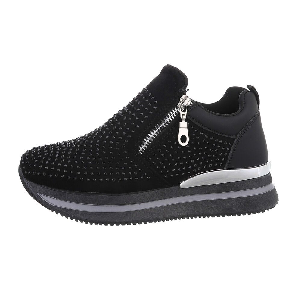 Ital-Design Damen Low-Top Freizeit Sneaker (86016691) Keilabsatz/Wedge Snea günstig online kaufen
