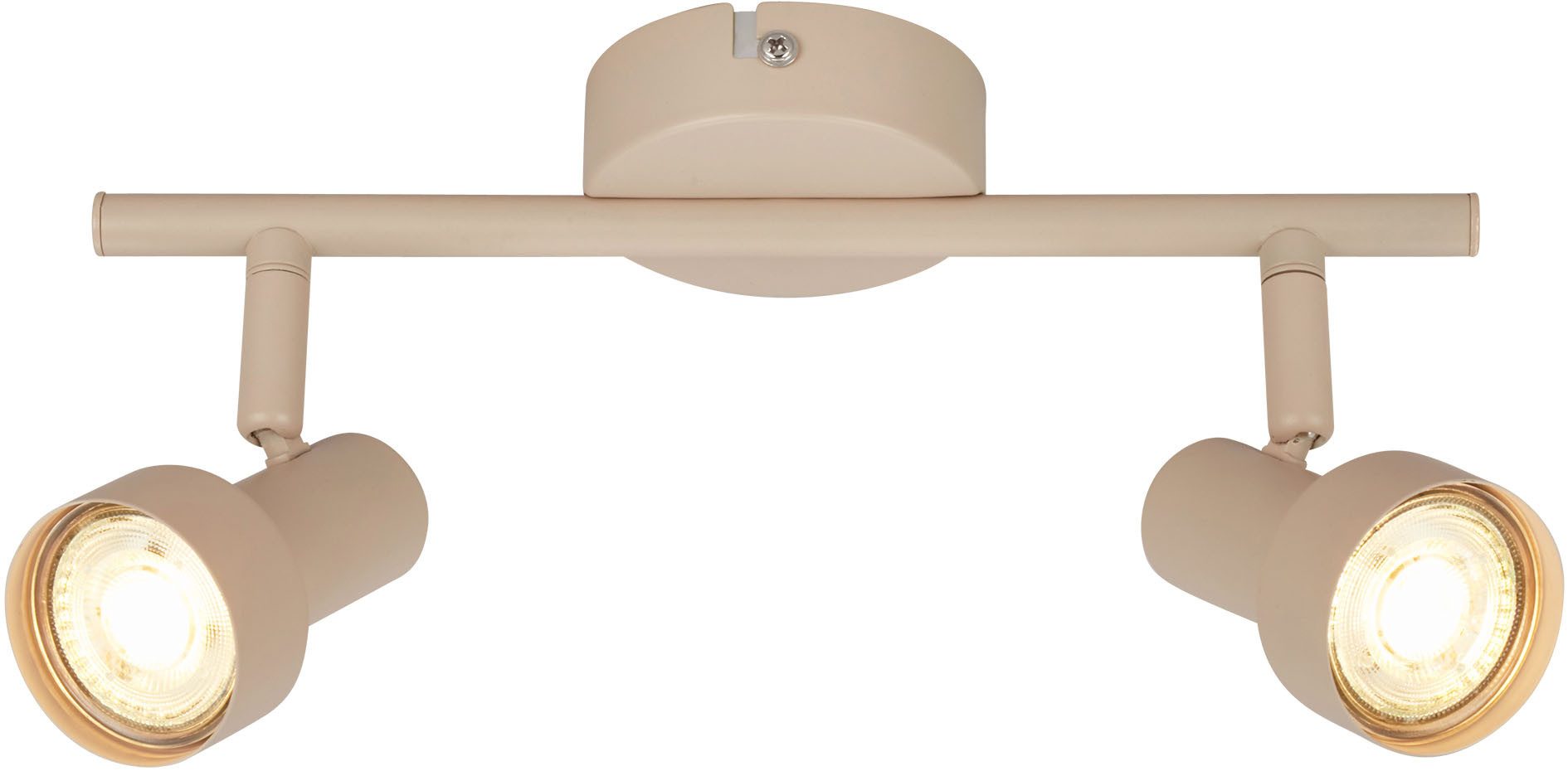Briloner Leuchten LED Deckenspots TAPP, ohne Leuchtmittel, 27,5x12,5 cm, Wohnzimmer, Schlafzimmer, Flur, Büro