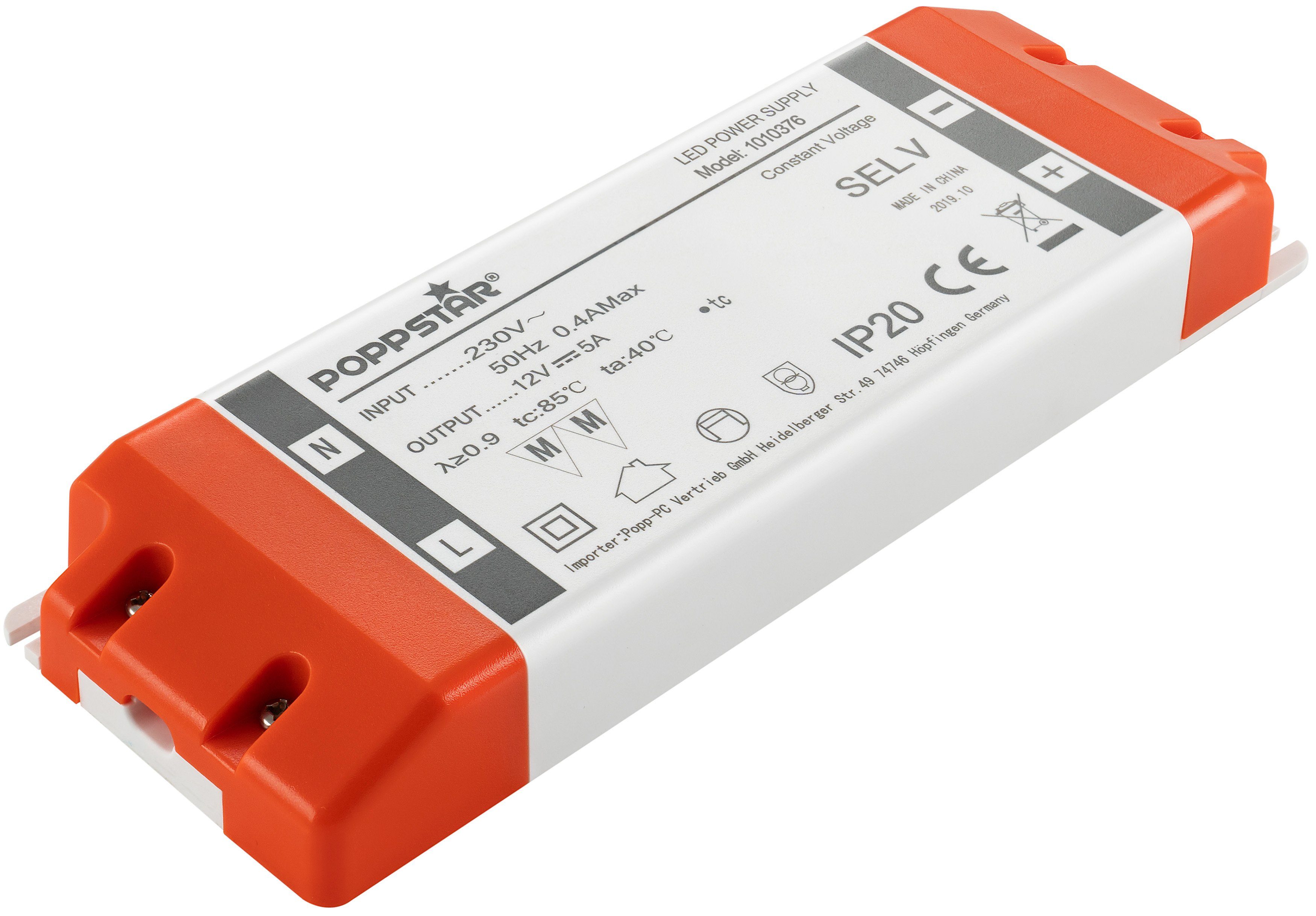 LED Transformator 230V AC / 12V DC 5A LED Trafo