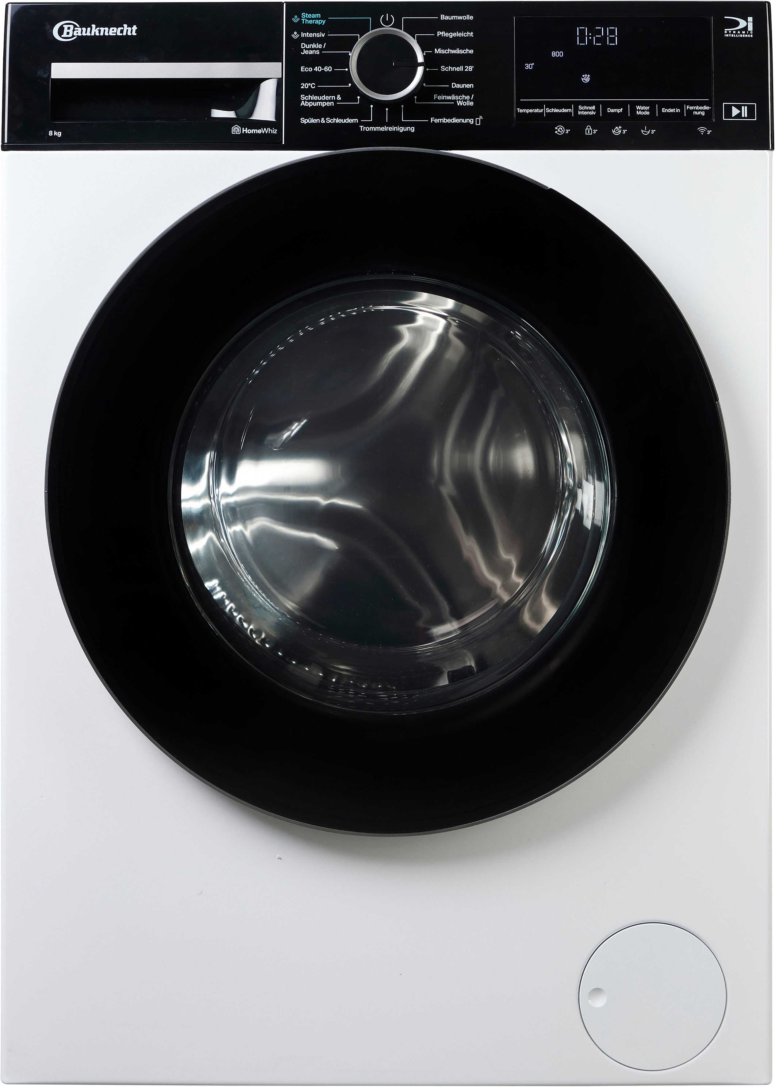 BAUKNECHT Waschmaschine B WM Smart Eco 8A, 8 kg, 1400 U/min, Adaptive Wash – Intelligente Adaption der Waschprogramme