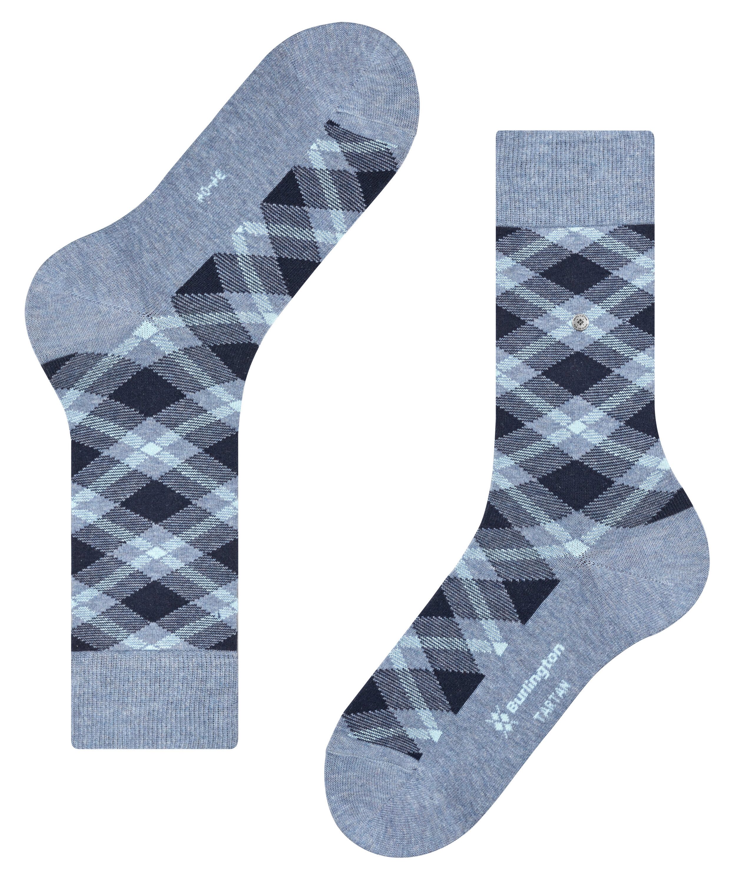 Burlington Socken Tartan Socken mit britischem Traditions-Muster (1-Paar) mit britischem Traditions-Muster
