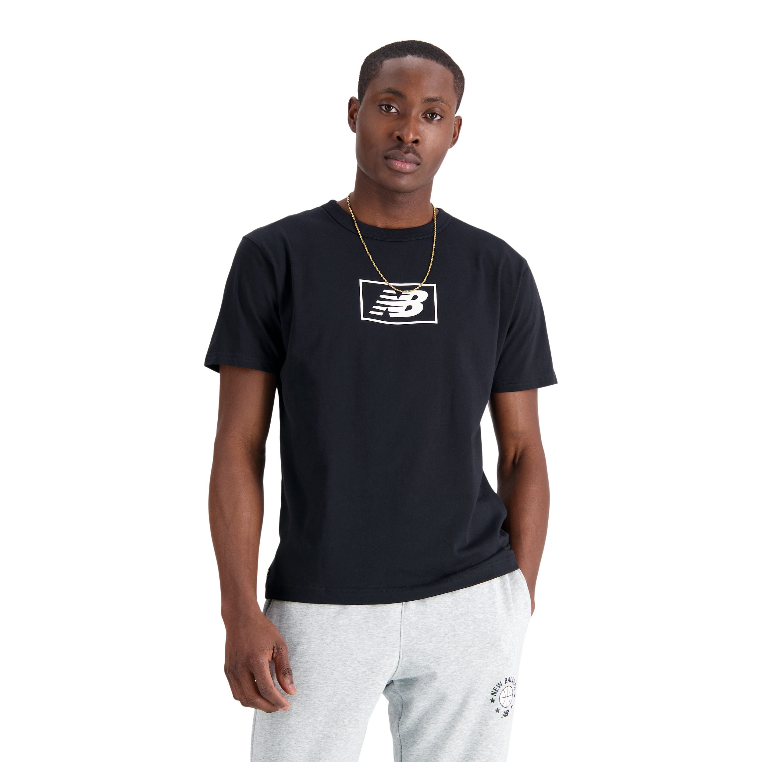 New Balance T-Shirt schwarz | Sport-T-Shirts