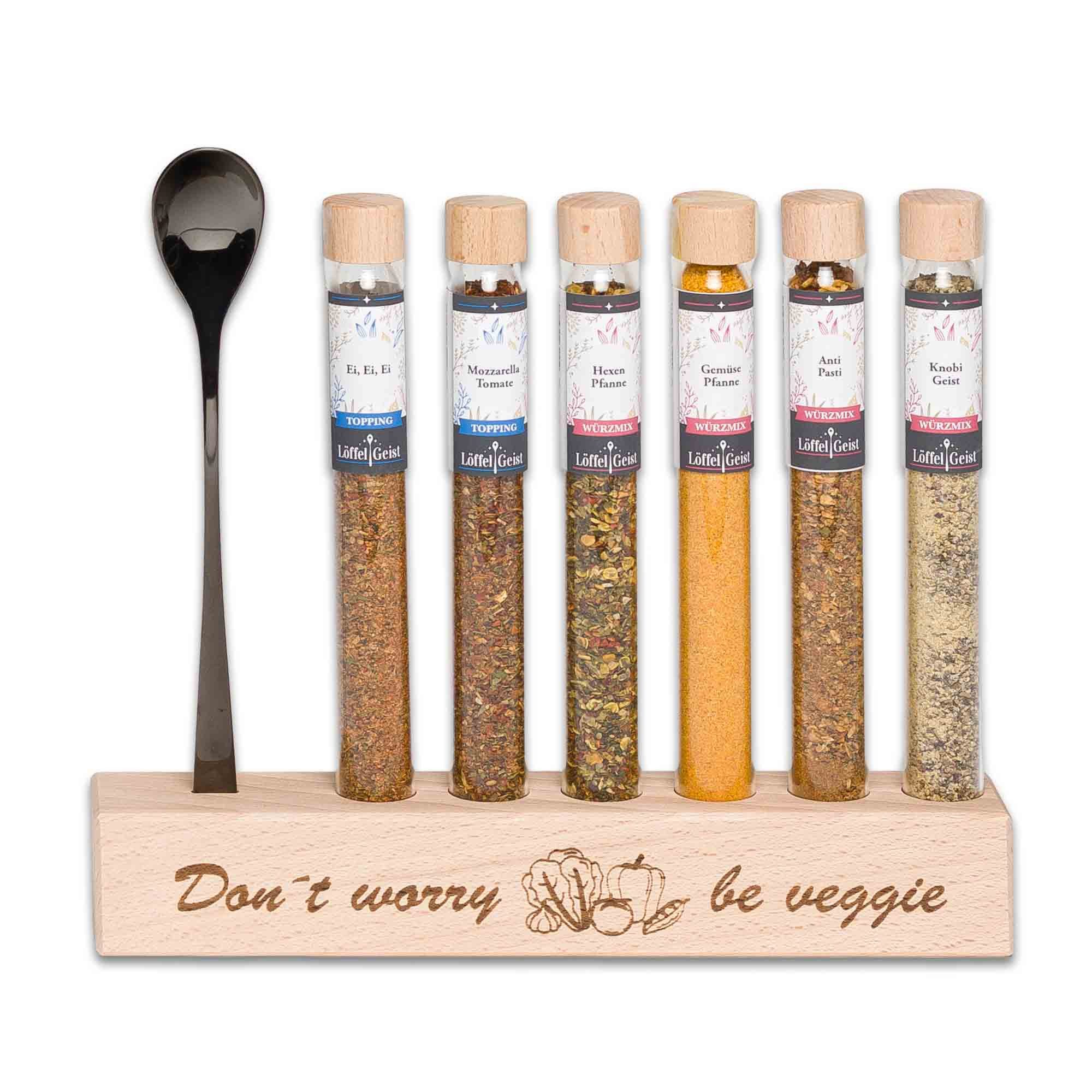 Löffelgeist Lebensmittel-Geschenkset Don´t worry be veggie