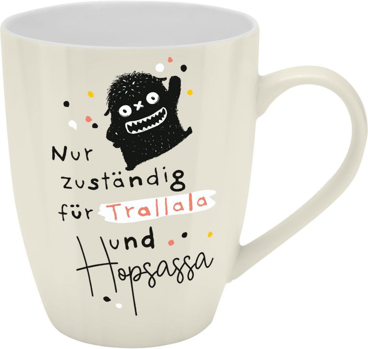 Sheepworld Tasse Tasse Tee- Kaffeetasse Kaffeebecher 35cl Geschenk Sheepworld TRALLALA, Porzellan