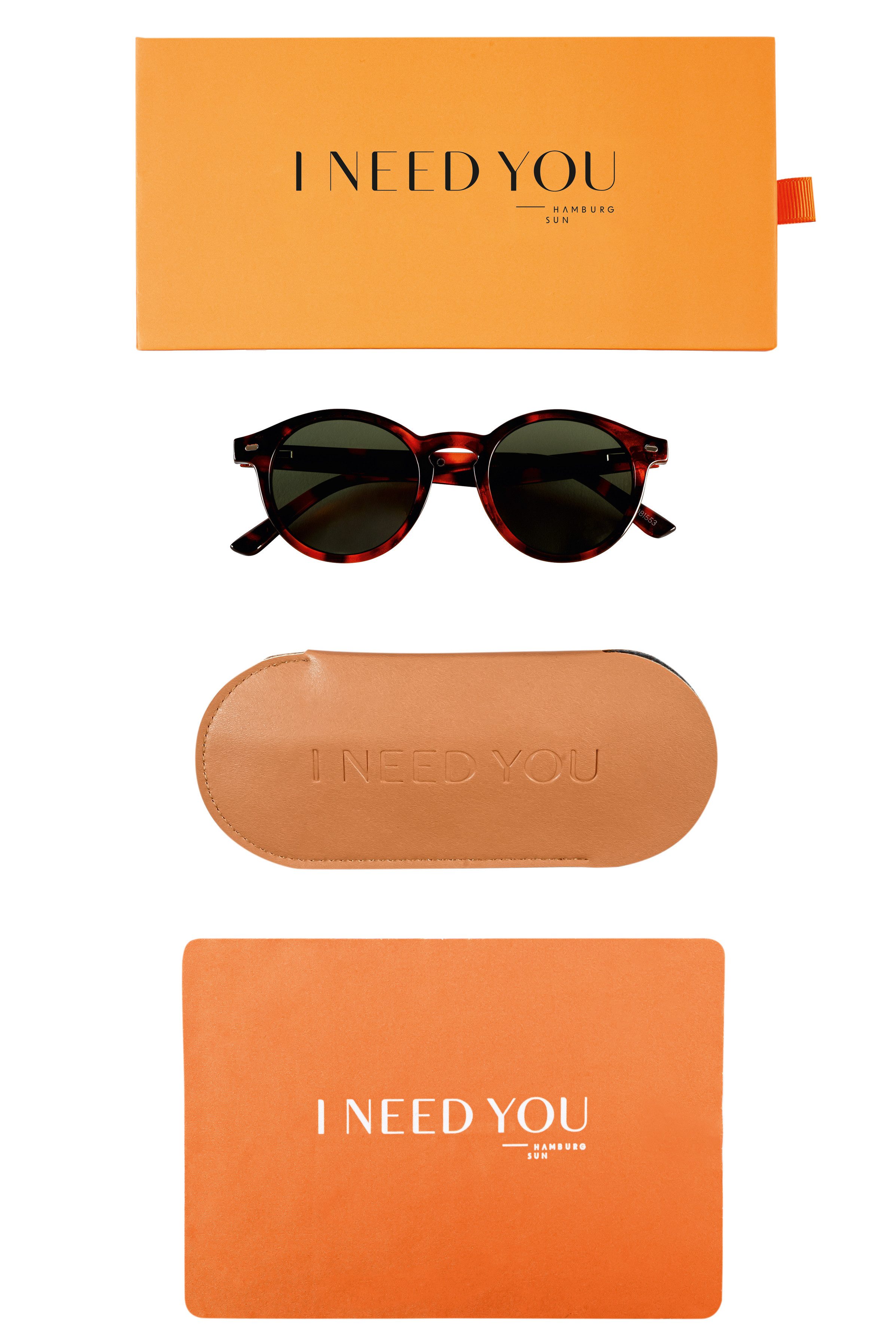 I NEED YOU - HAMBURG READERS Sonnenbrille Tahiti Rückseitige Entspiegelung