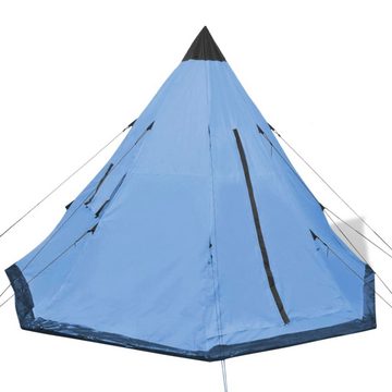 DOTMALL Tipi-Zelt Campingzelt für 4 Personen,Gr. 290x270x225 cm, PE-Boden