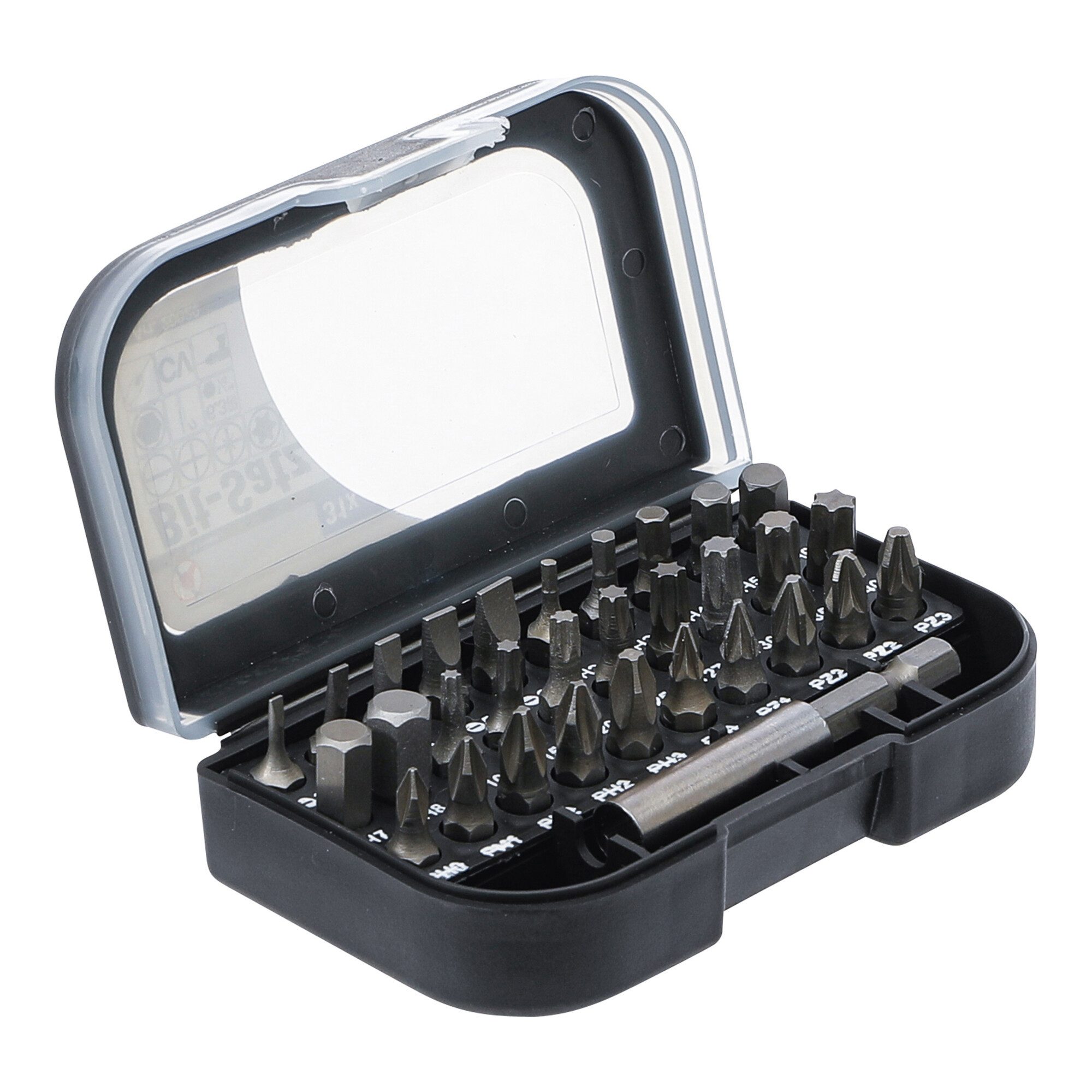 BGS Sechskant-Bit BGS Do it yourself Bit-Satz Antrieb Außensechskant 6,3 mm 31-tlg.