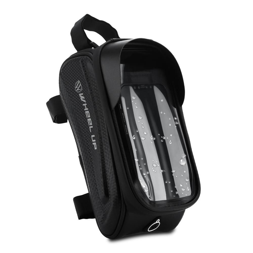 Cadorabo Fahrradtasche (1-tlg), Rahmentasche mit Handyhalter für Smartphones bis 7 Zoll