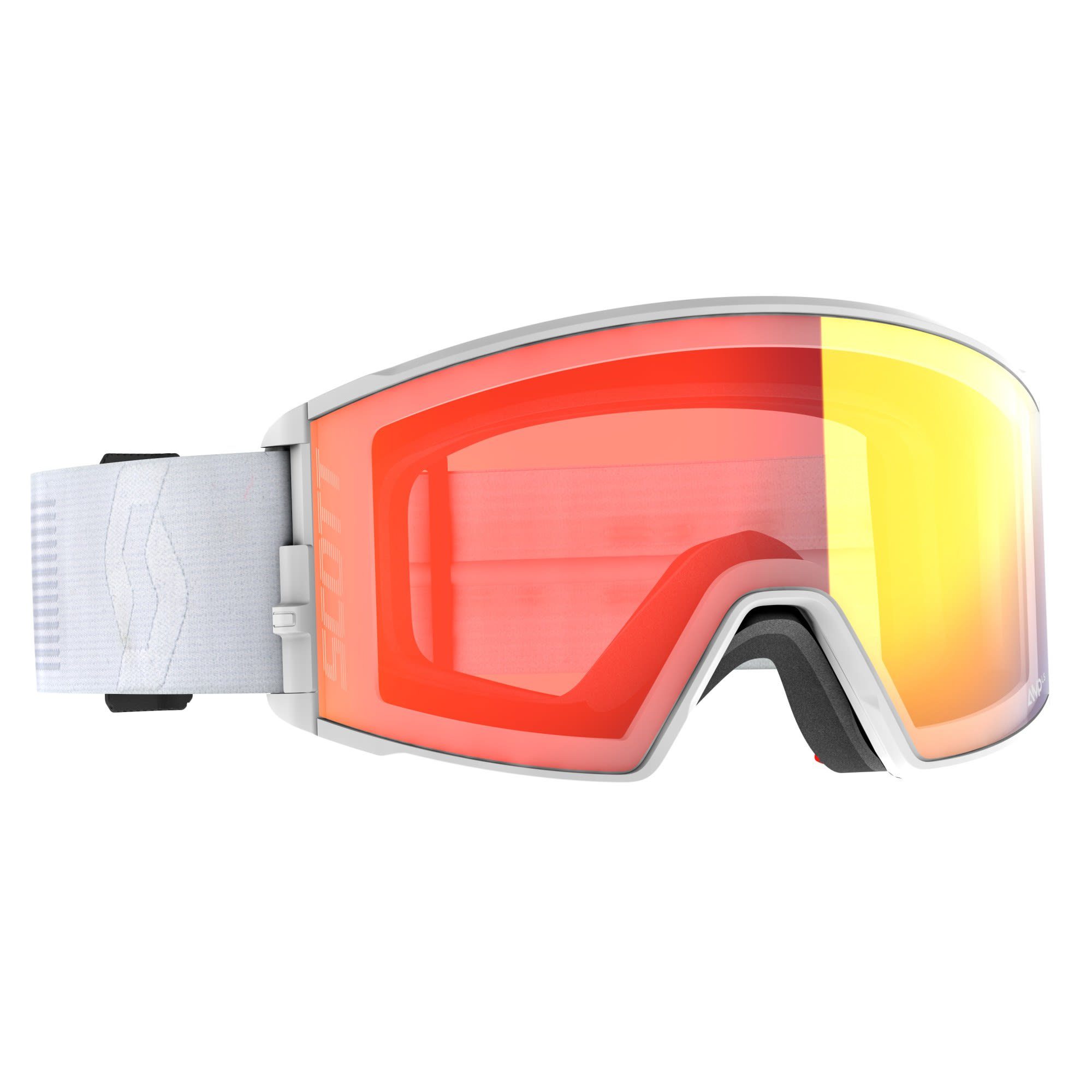 Scott Skibrille Scott React Light Sensitive Goggle Accessoires Mineral White - Light Sensitive Red Chrome
