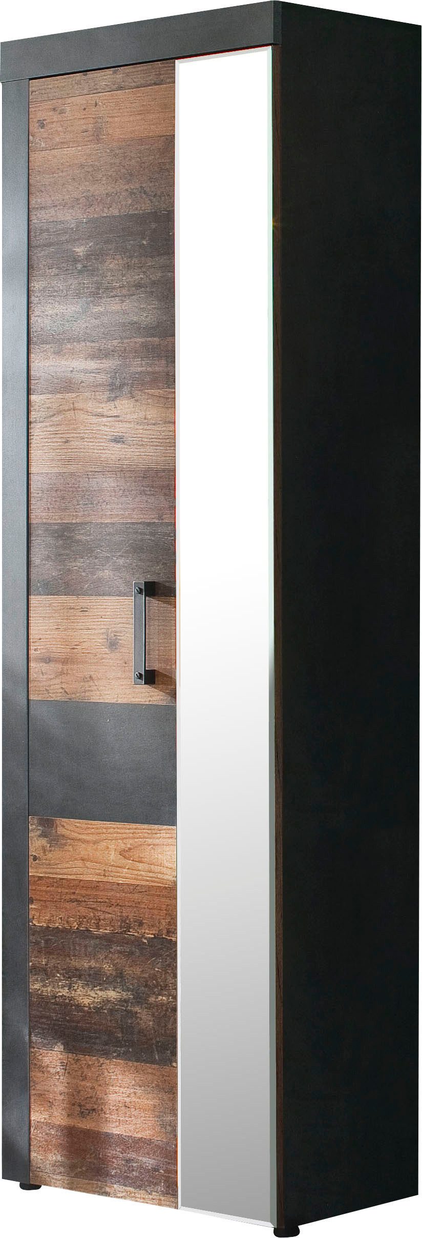 Home affaire Garderobenschrank Ilana Garderobenschrank mit 2 Türen - (B/T/H) 65/34/192 cm