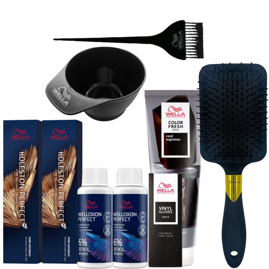Wella Haarfarbe Perfect Color Kit Espresso Brown