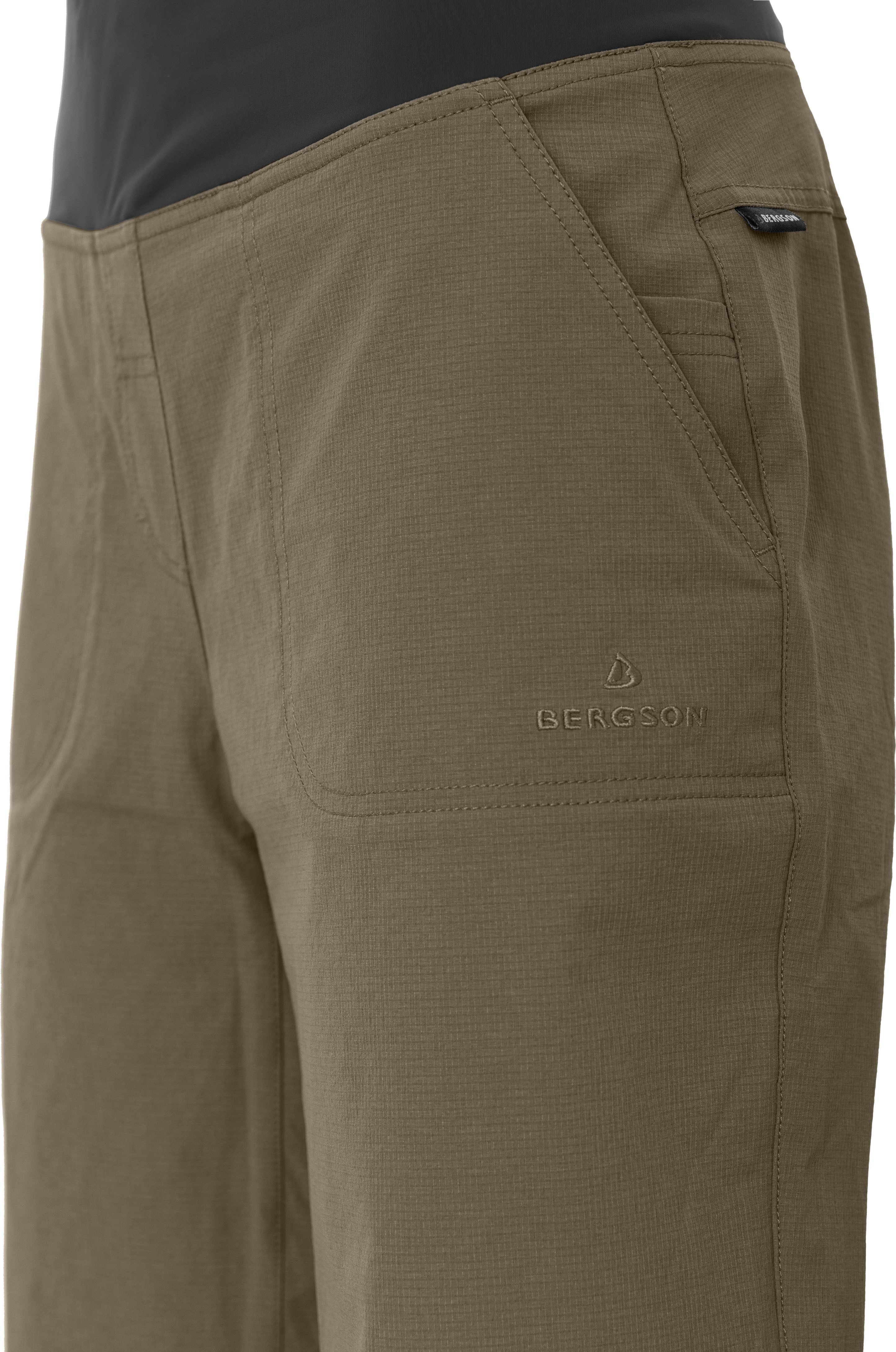 Bergson Outdoorhose PUSULA COMFORT Bermuda Damen Wandershorts, leicht, elastisch, strapazierfähig, Normalgrößen