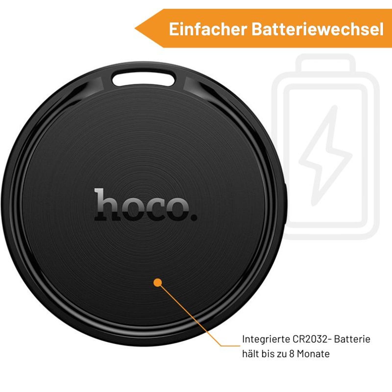 hoco. Hoco E96A Android 9 Google Find My Device Tracker GPS-Tracker (Schlüsselanhänger Gegenstandsfinder Standorttracker Positionsfinder)