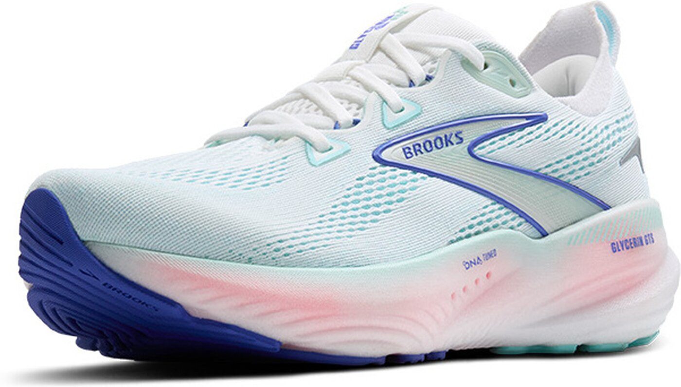 Brooks Glycerin GTS 22 - Damen Laufschuh - White/Limpet Shell/Amparo Blue L günstig online kaufen